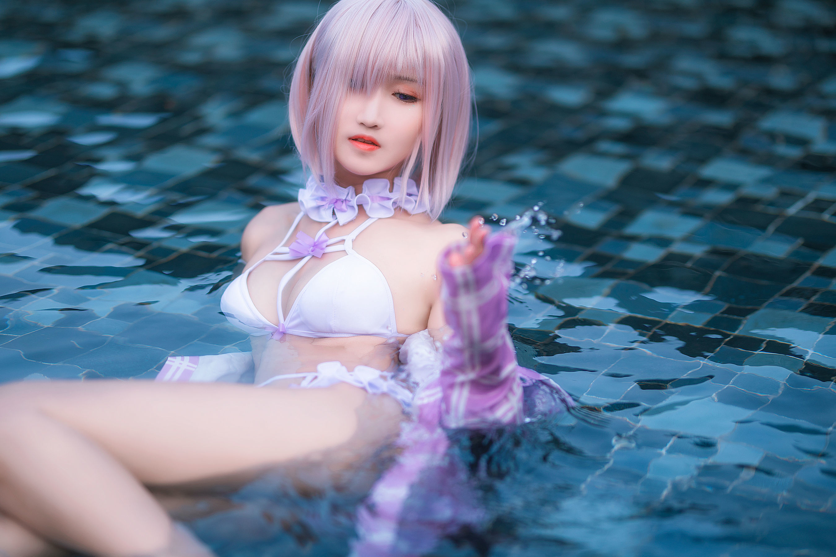 微博妹子三度_69 玛修泳装 Cosplay-第20张