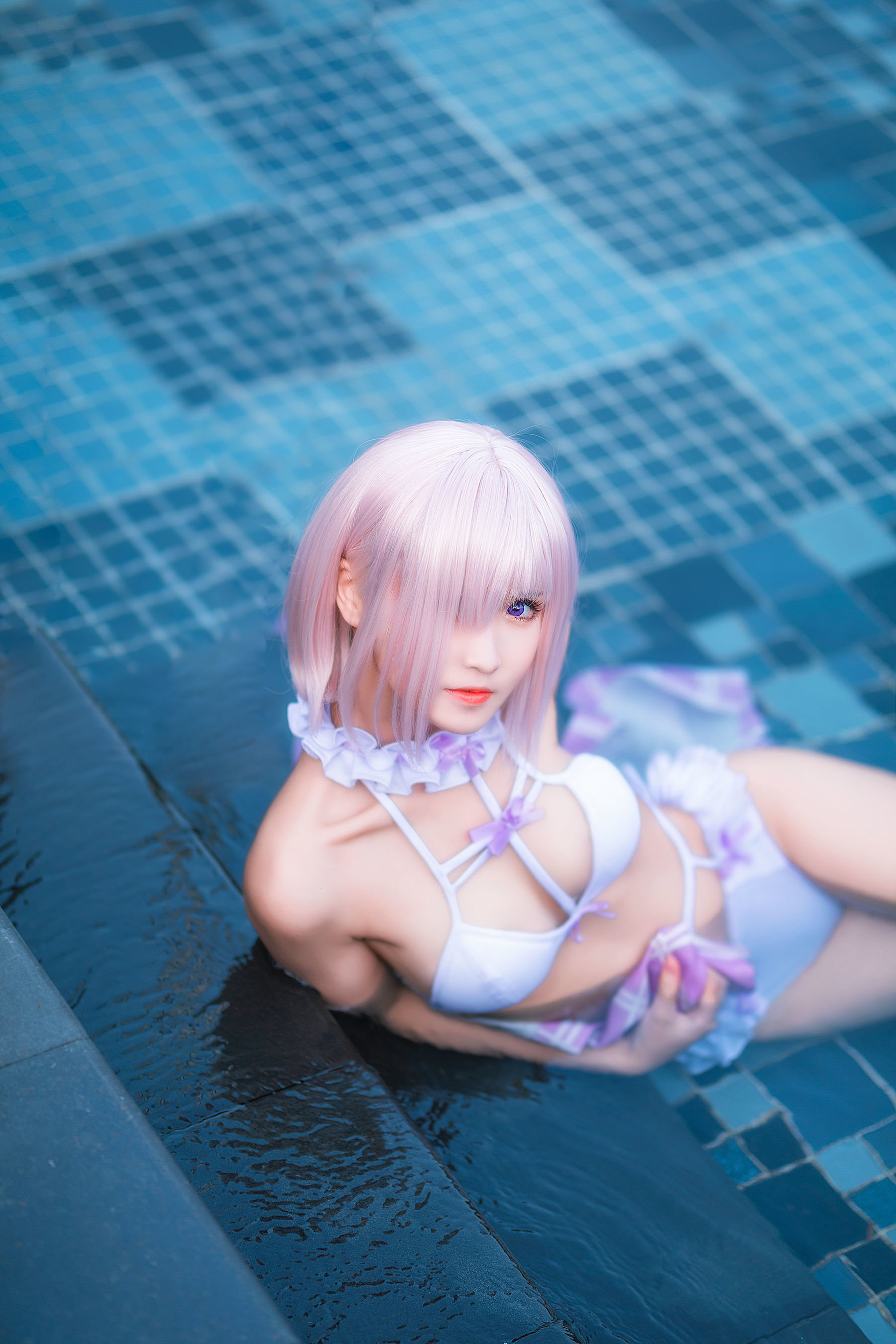 微博妹子三度_69 玛修泳装 Cosplay-第28张