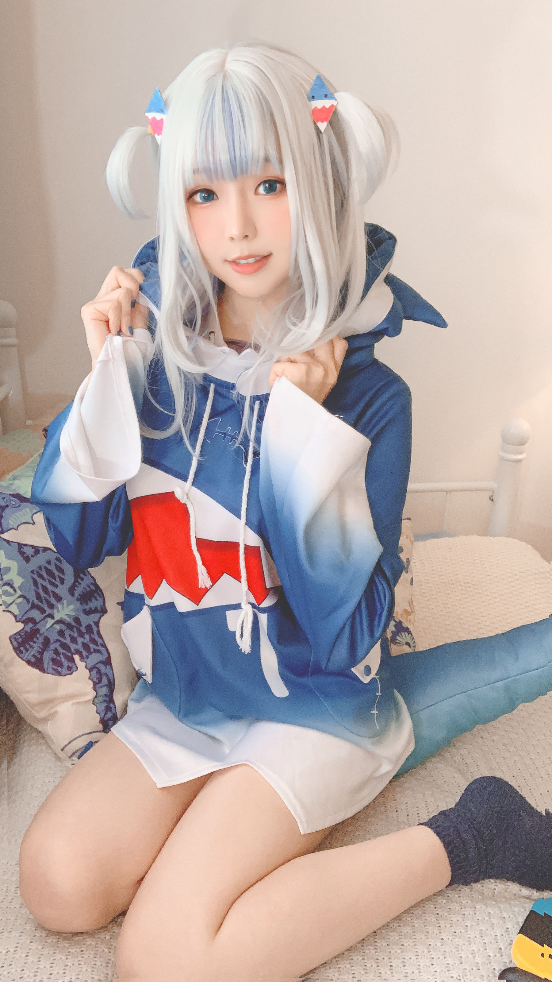 Ely_eee(ElyEE子) – 噶呜・古拉(小鲨鲨) Cosplay-第1张