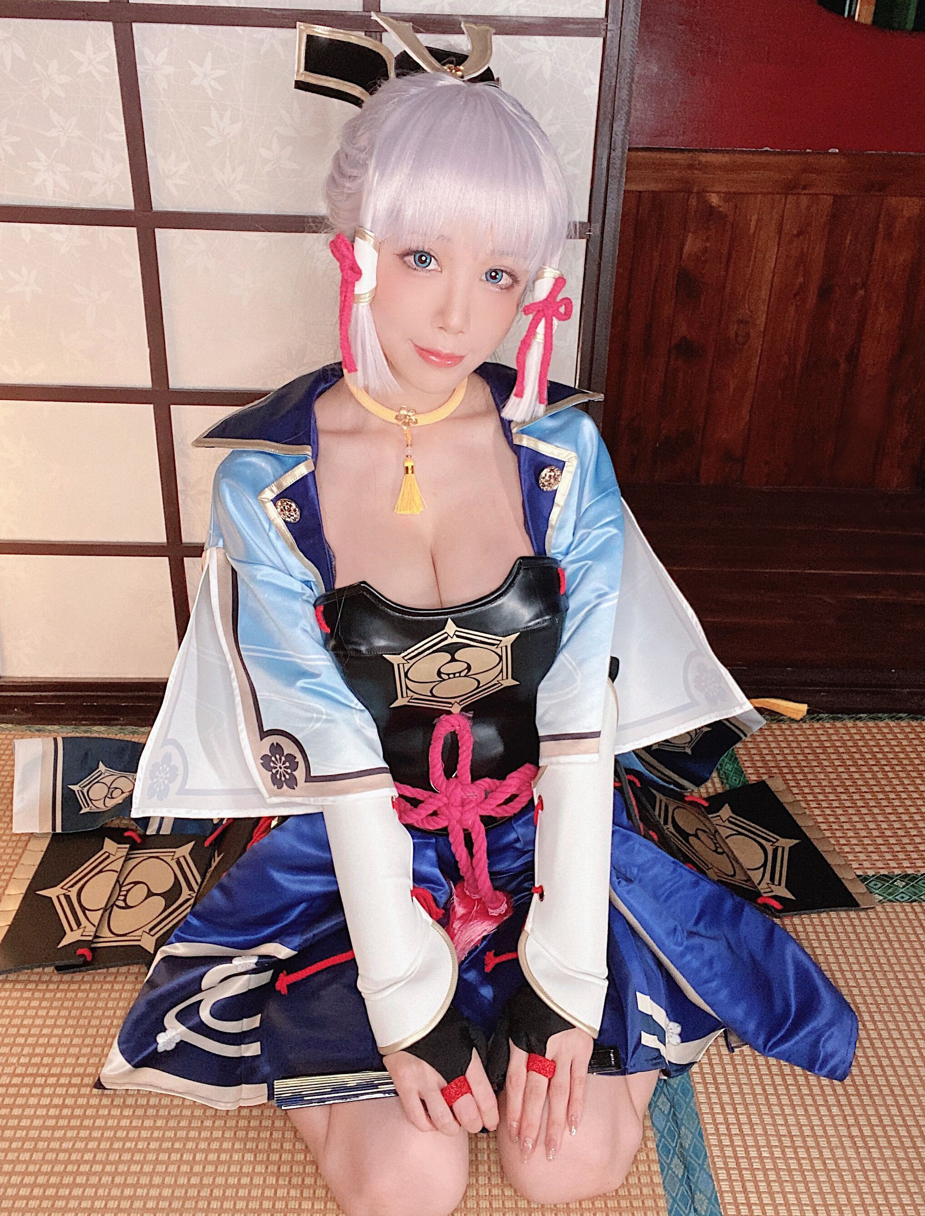 动漫博主水淼aqua – 神里绫华 Cosplay-第19张