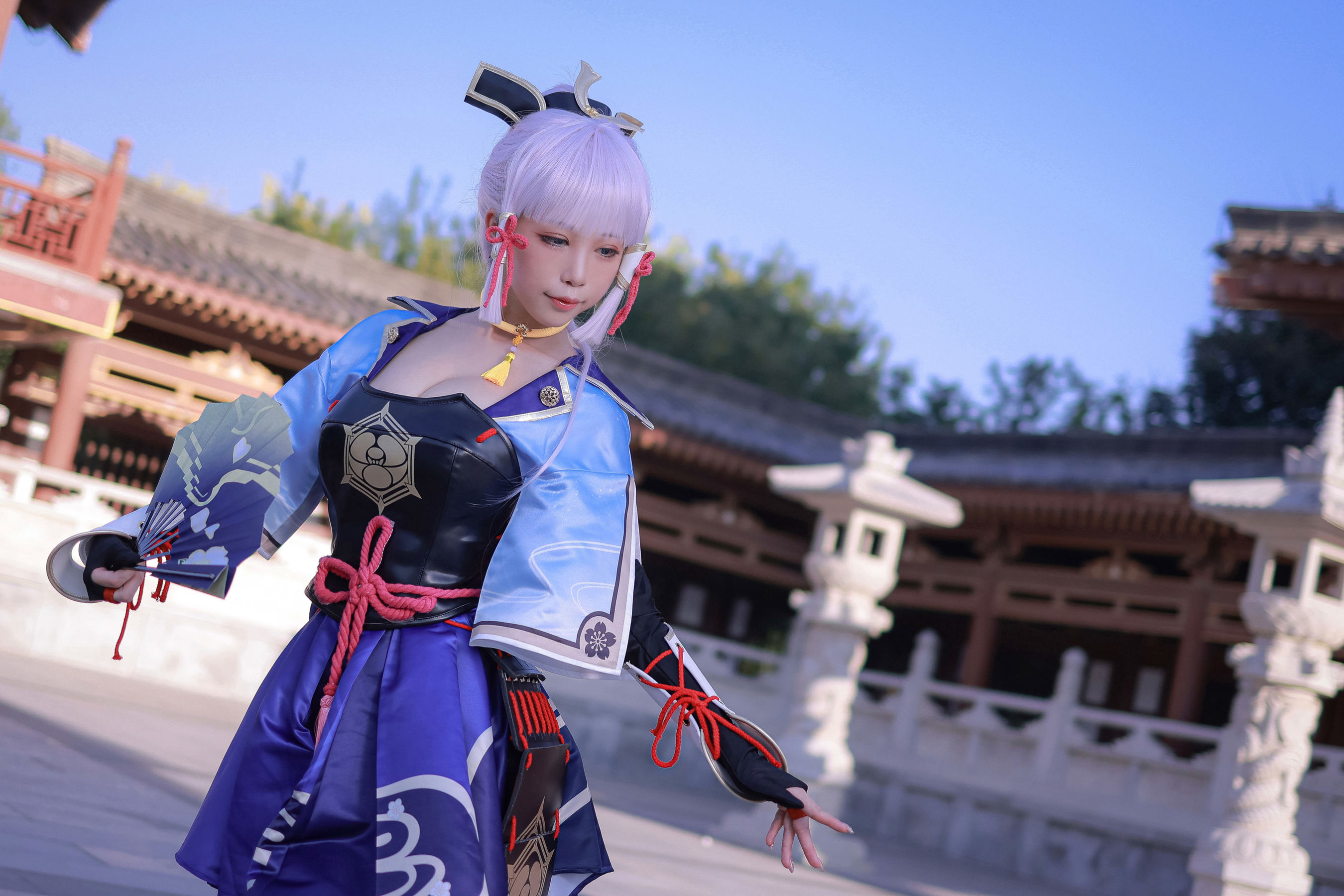 动漫博主水淼aqua – 神里绫华 Cosplay-第27张