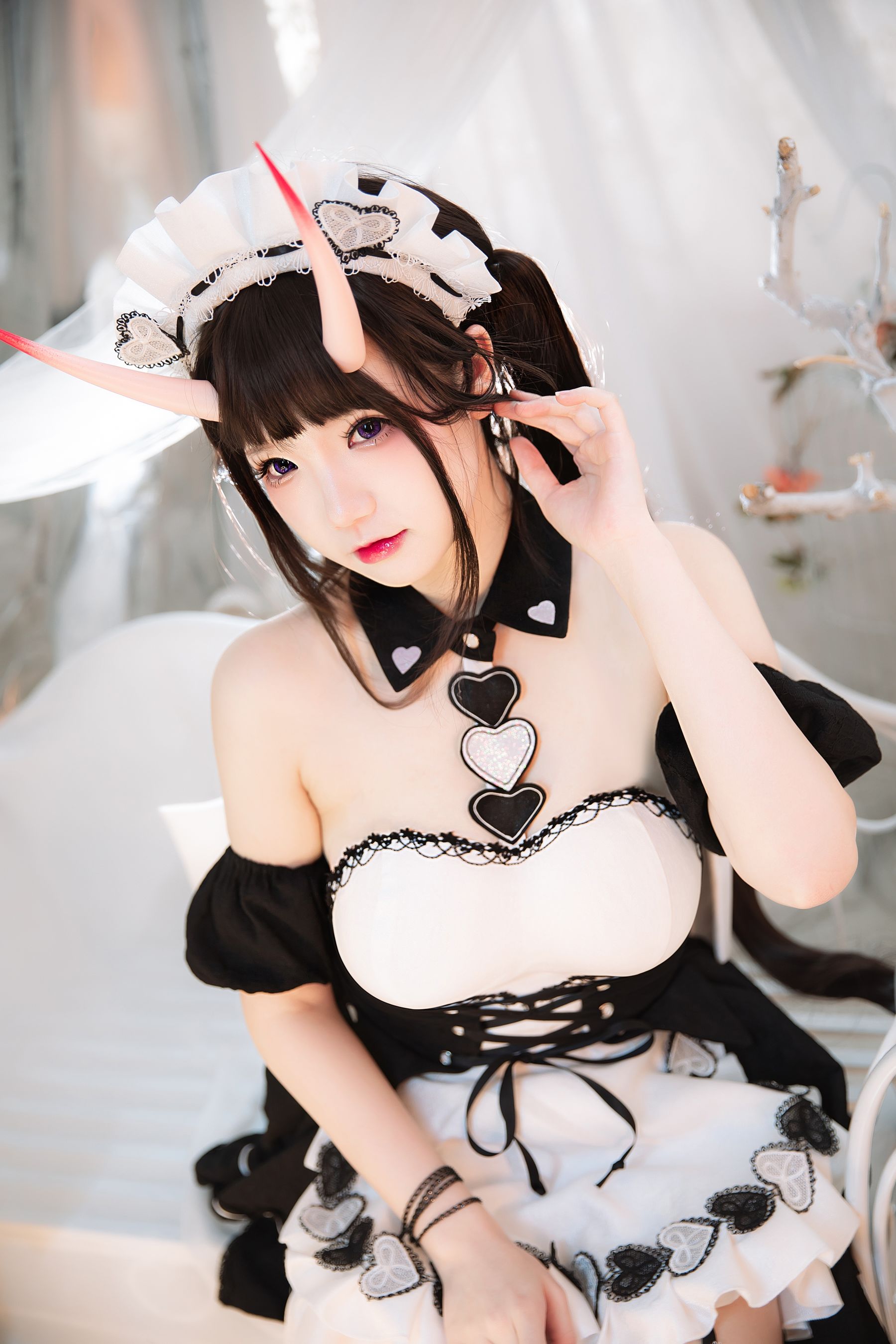 动漫博主雪晴Astra – 能代女仆 Cosplay-第41张