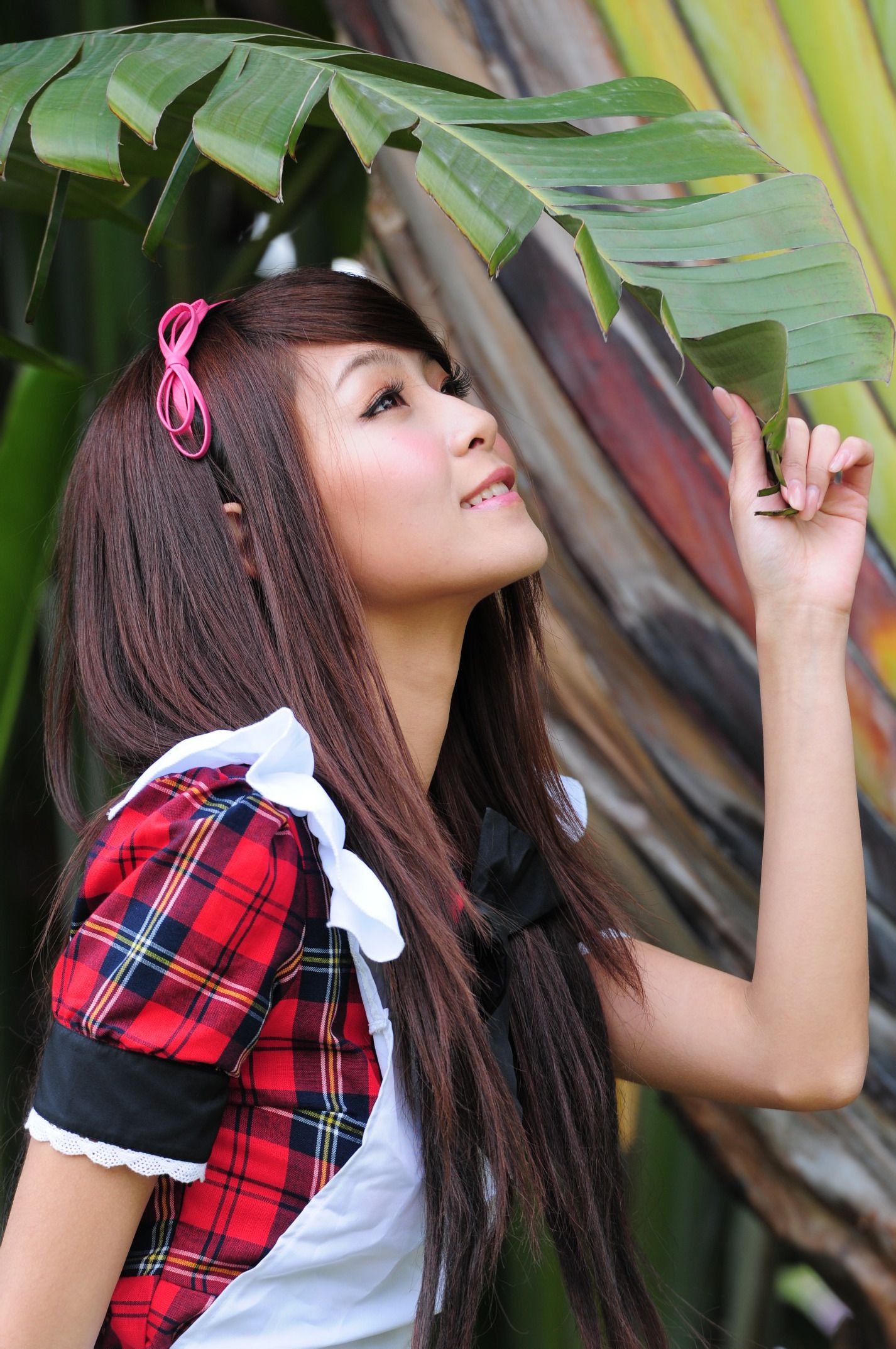 winnie小雪@庄温妮《校园长筒袜女仆美拍》 Cosplay-第25张