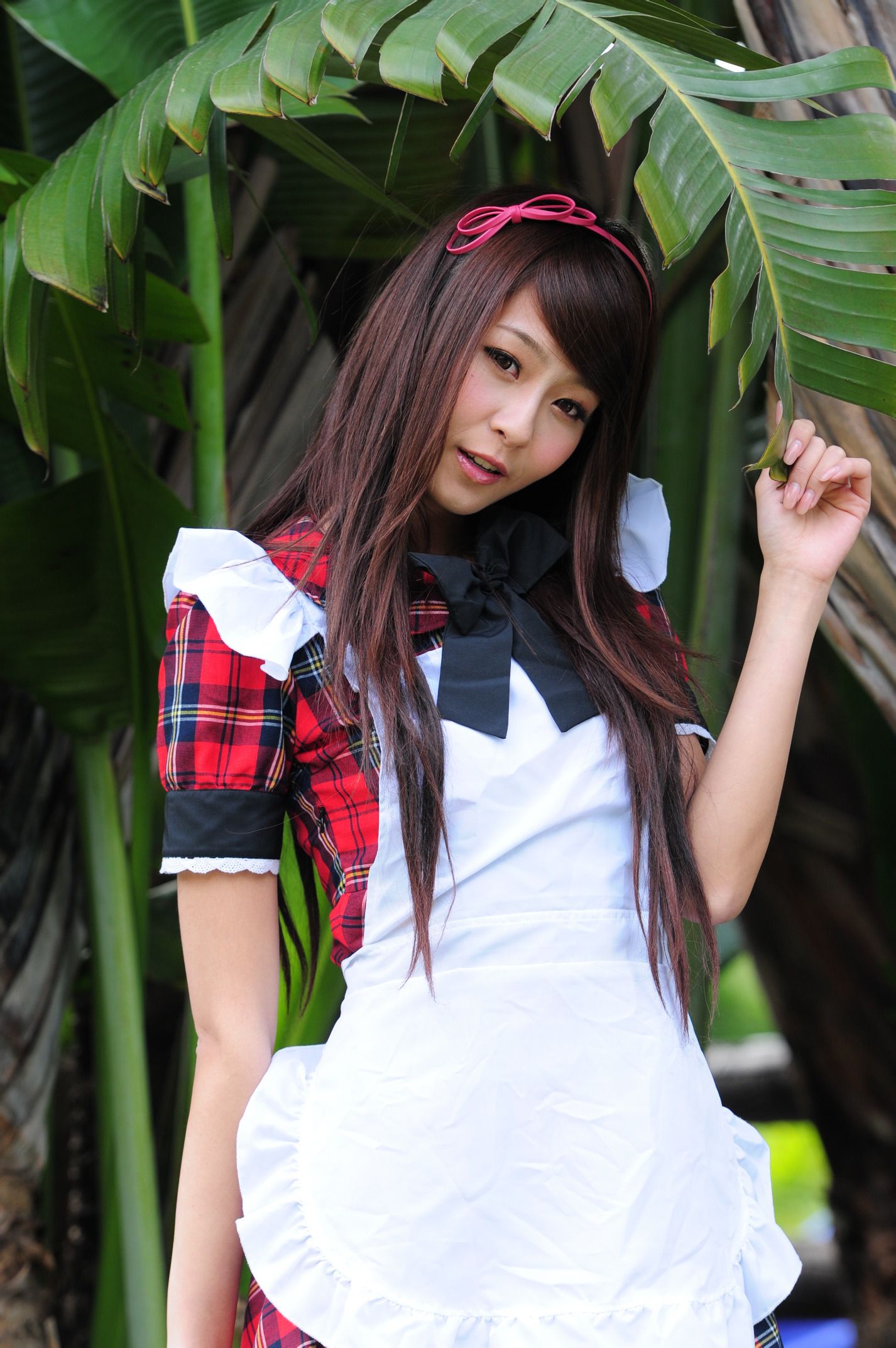 winnie小雪@庄温妮《校园长筒袜女仆美拍》 Cosplay-第31张