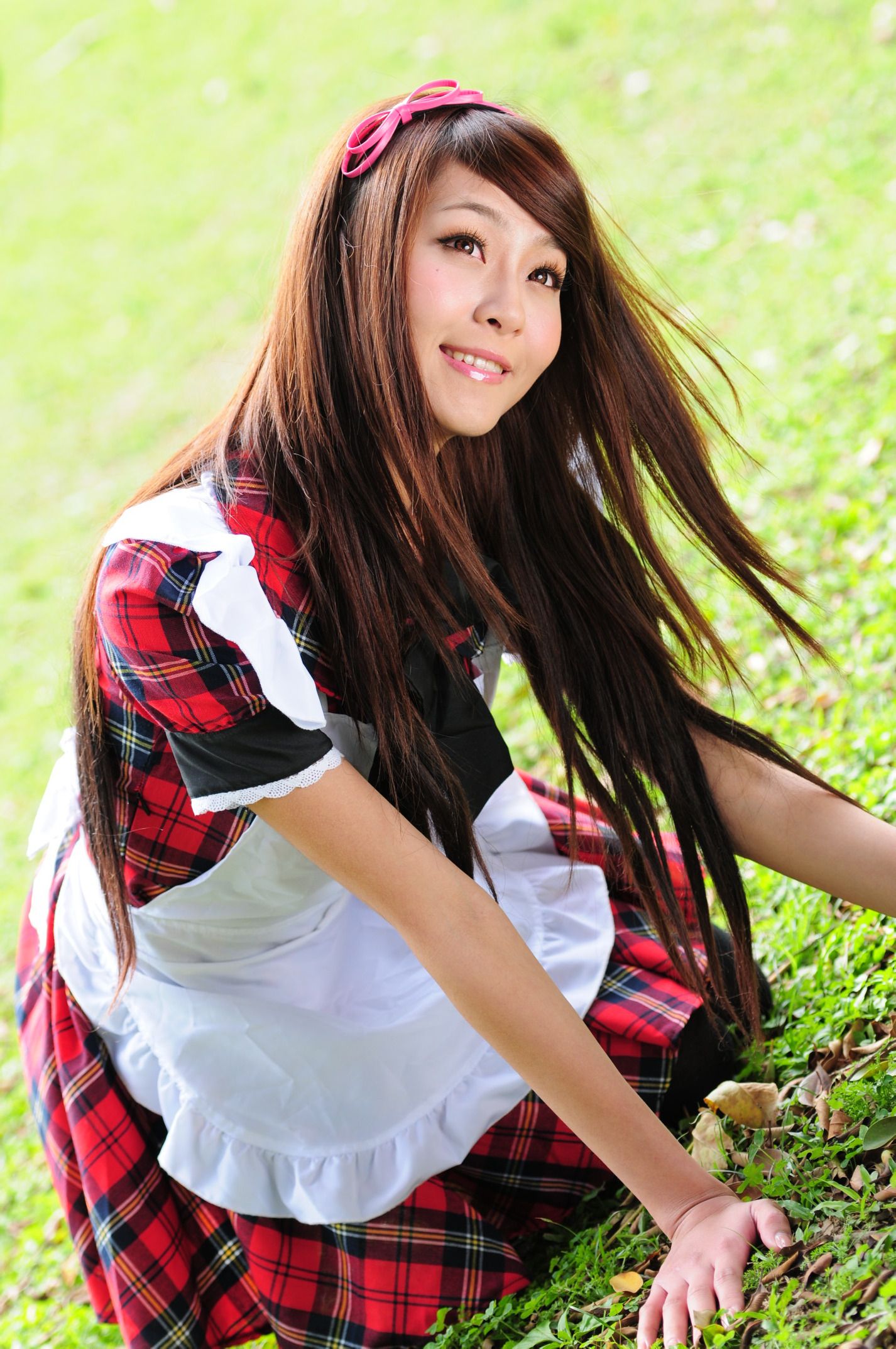 winnie小雪@庄温妮《校园长筒袜女仆美拍》 Cosplay-第33张