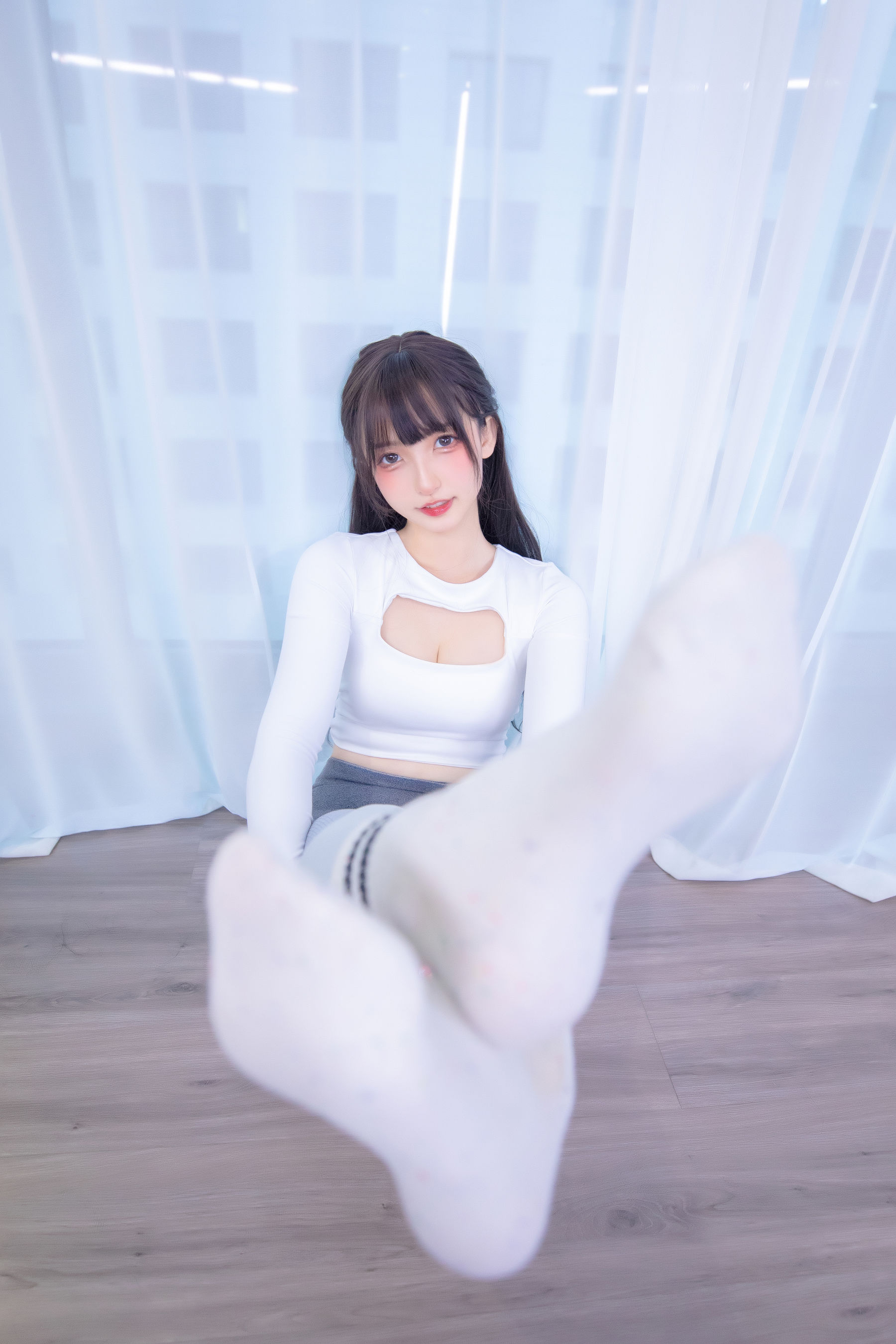 萝莉神楽板真冬 瑜伽少女 Cosplay-第23张