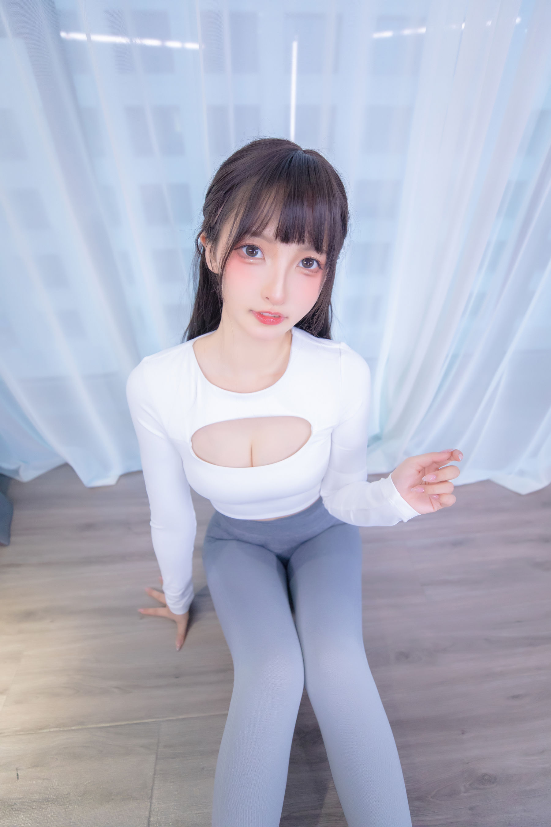萝莉神楽板真冬 瑜伽少女 Cosplay-第28张