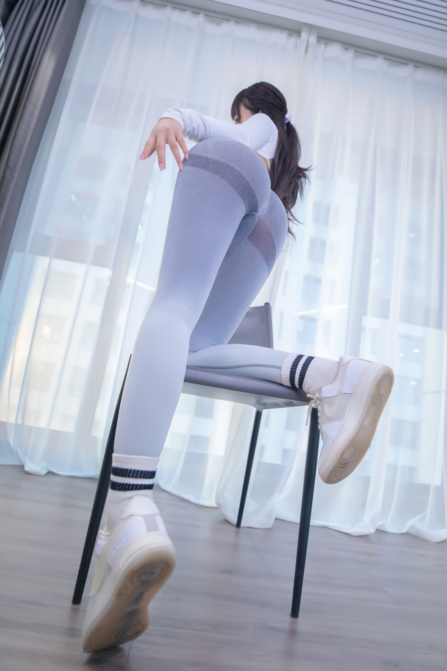 萝莉神楽板真冬 瑜伽少女 Cosplay-第30张