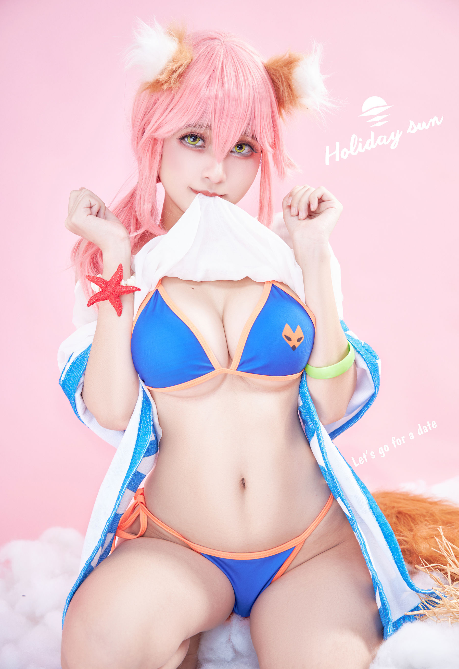 [Cosplay写真] Azami福利 – Tamamo Lancer Cosplay-第1张