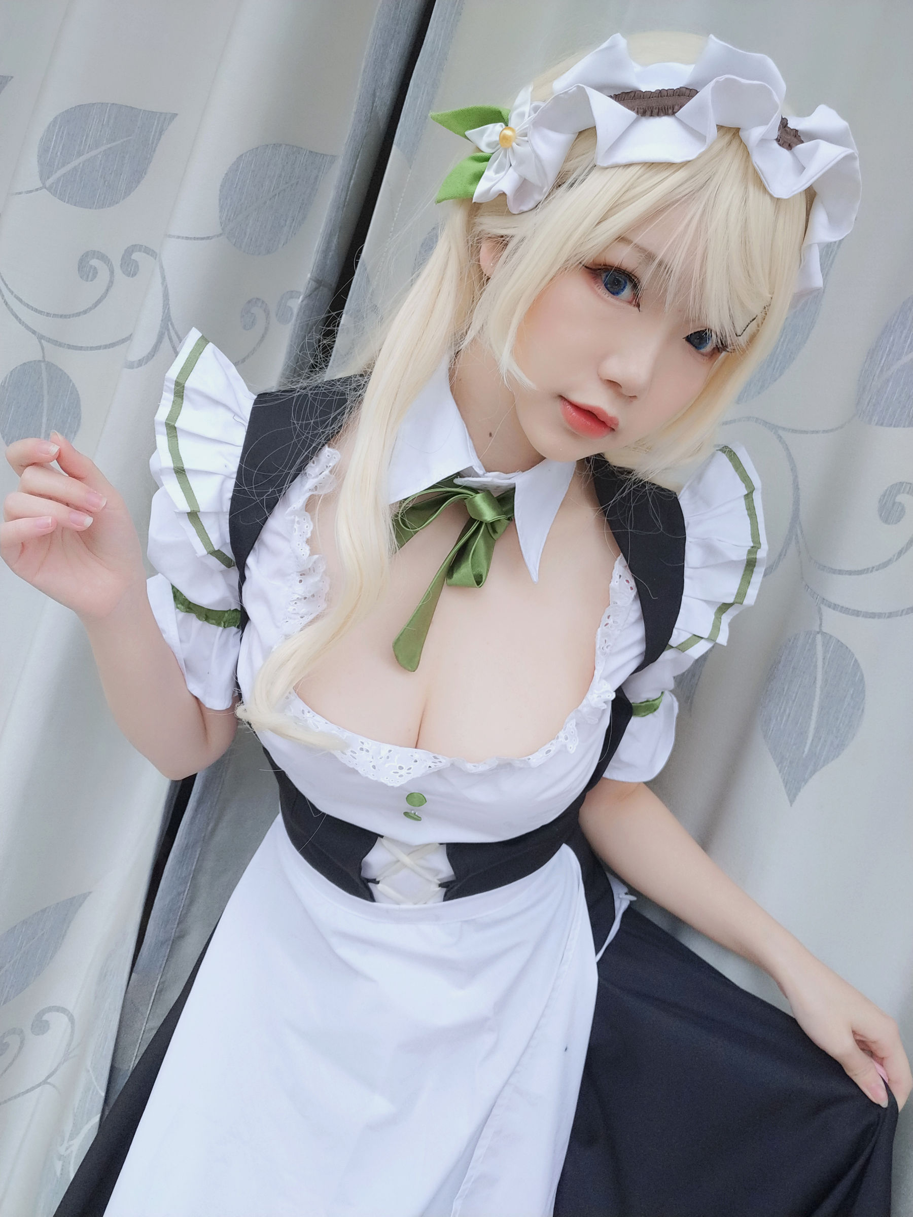 动漫博主雪晴Astra – 女仆 Cosplay-第21张