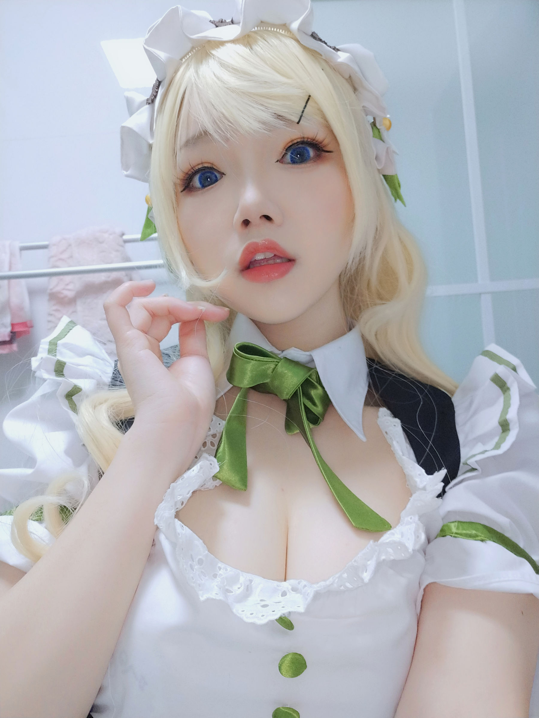 动漫博主雪晴Astra – 女仆 Cosplay-第24张