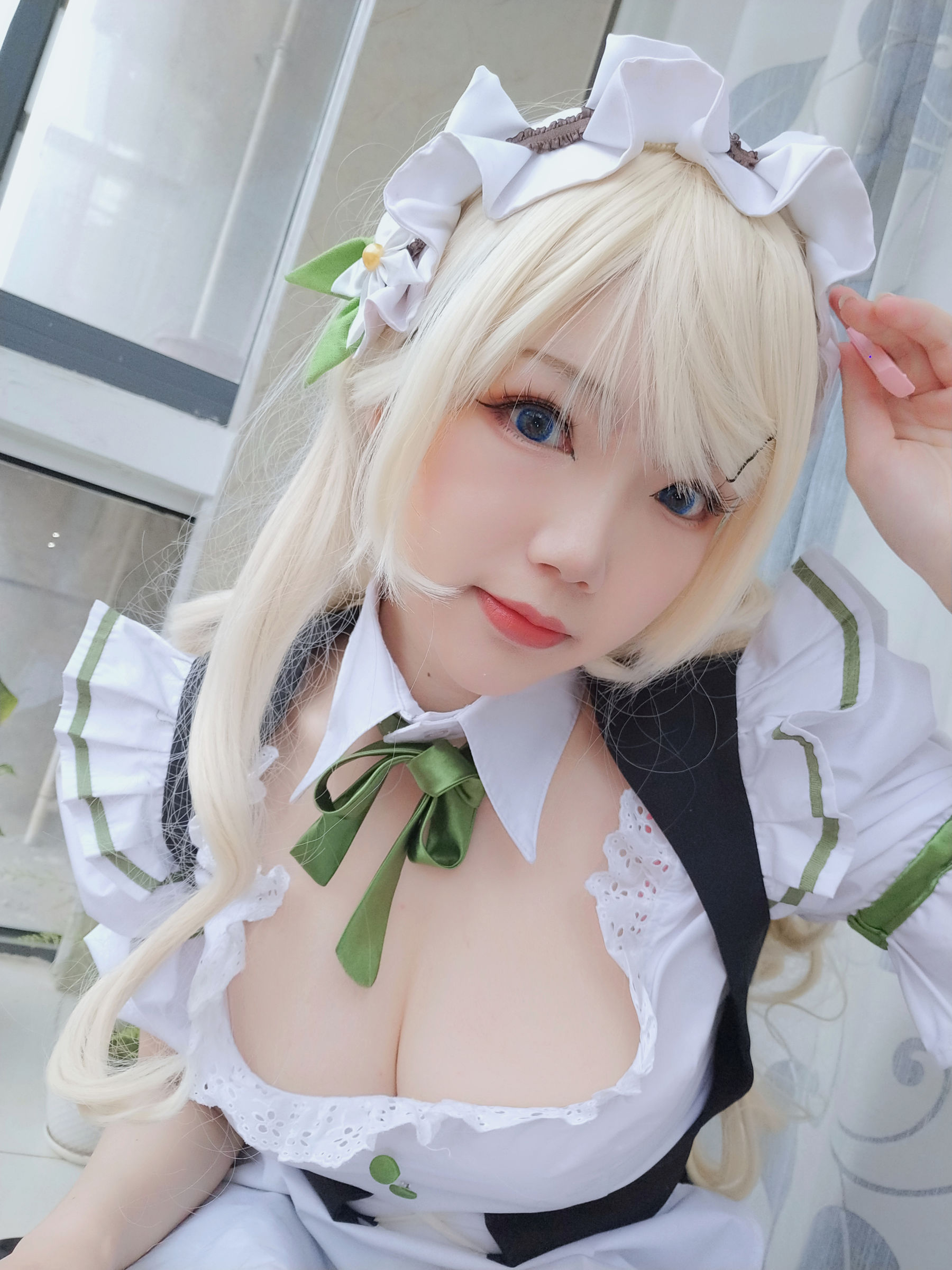 动漫博主雪晴Astra – 女仆 Cosplay-第23张