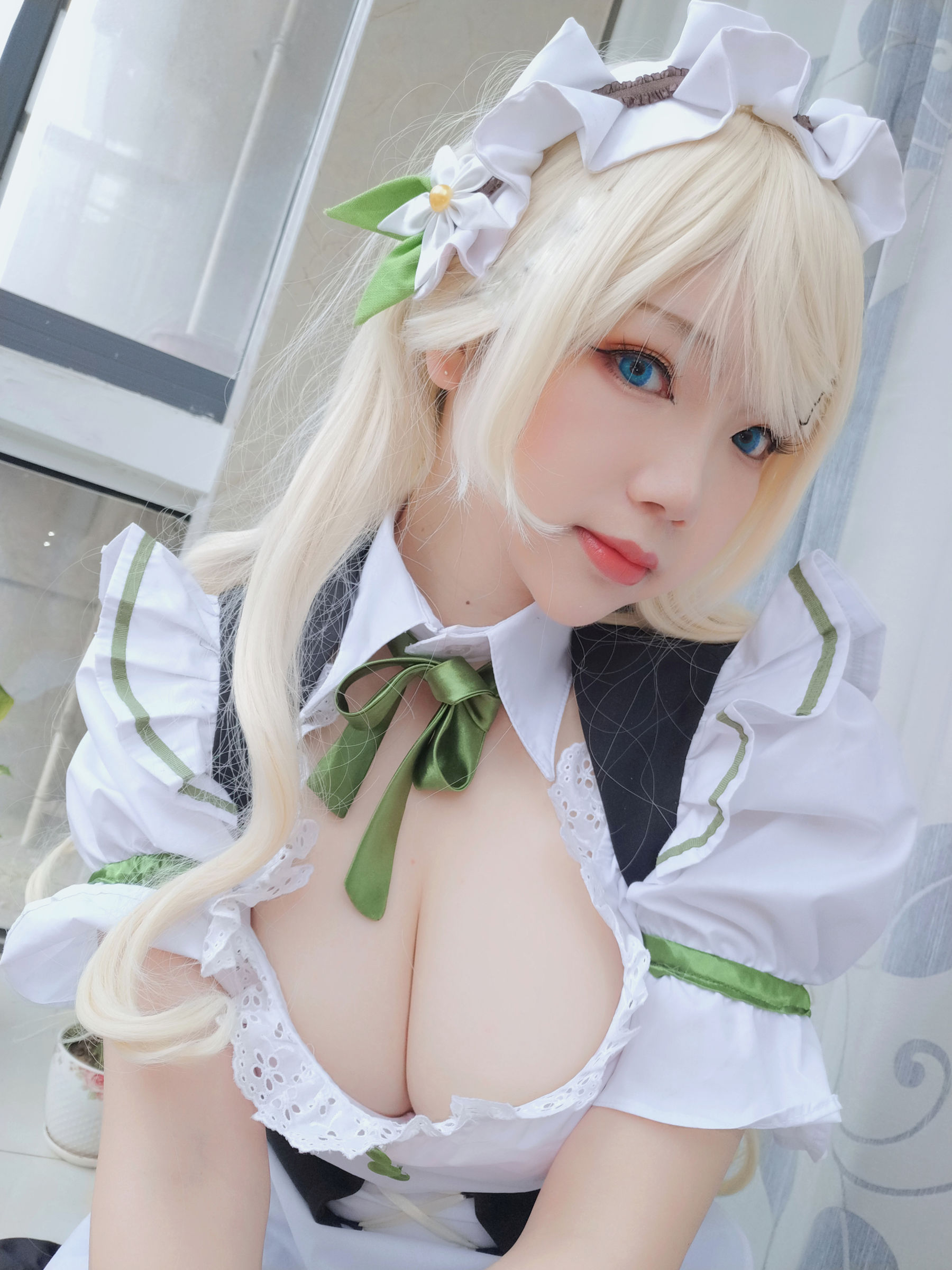 动漫博主雪晴Astra – 女仆 Cosplay-第26张