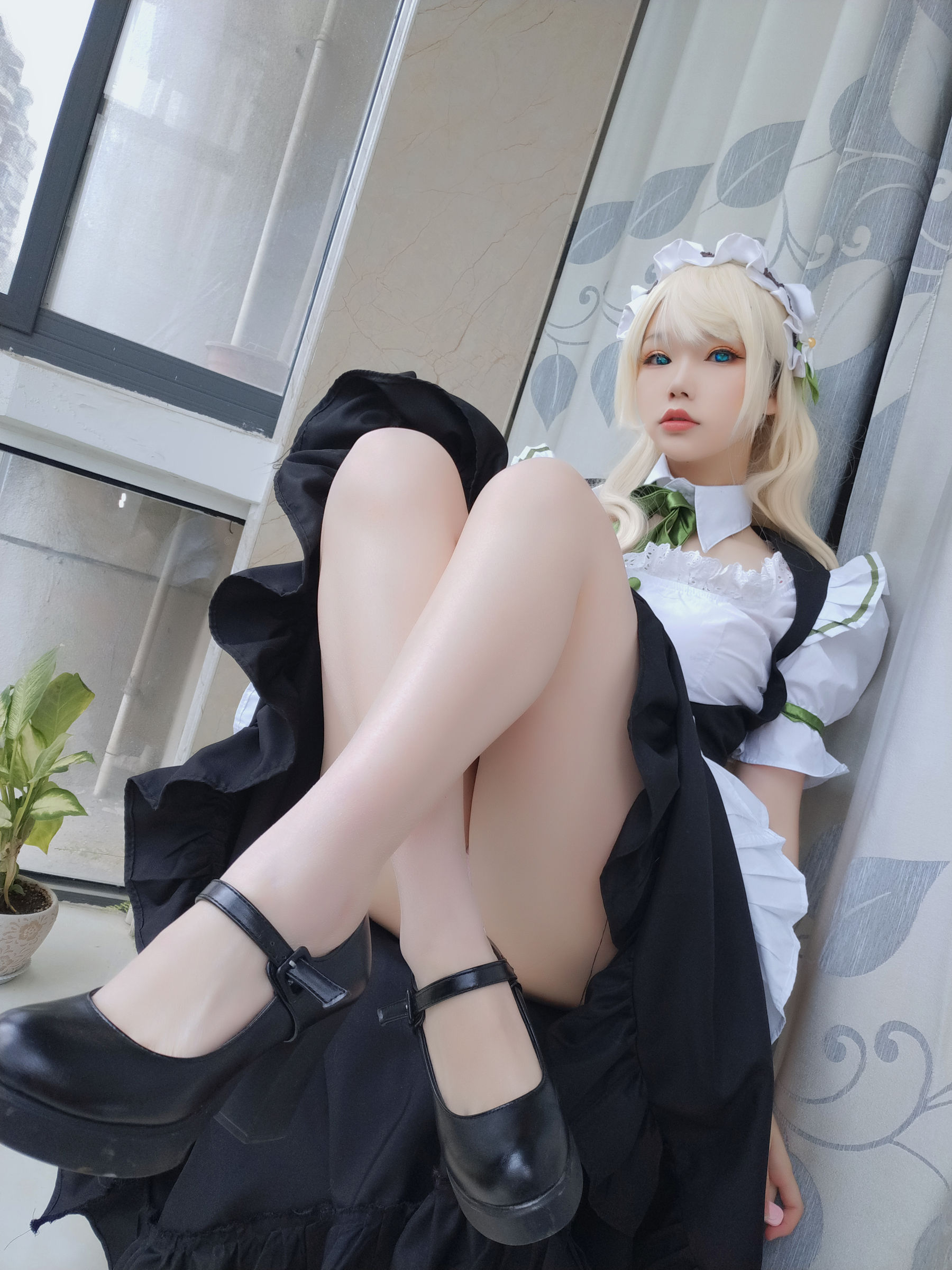 动漫博主雪晴Astra – 女仆 Cosplay-第27张