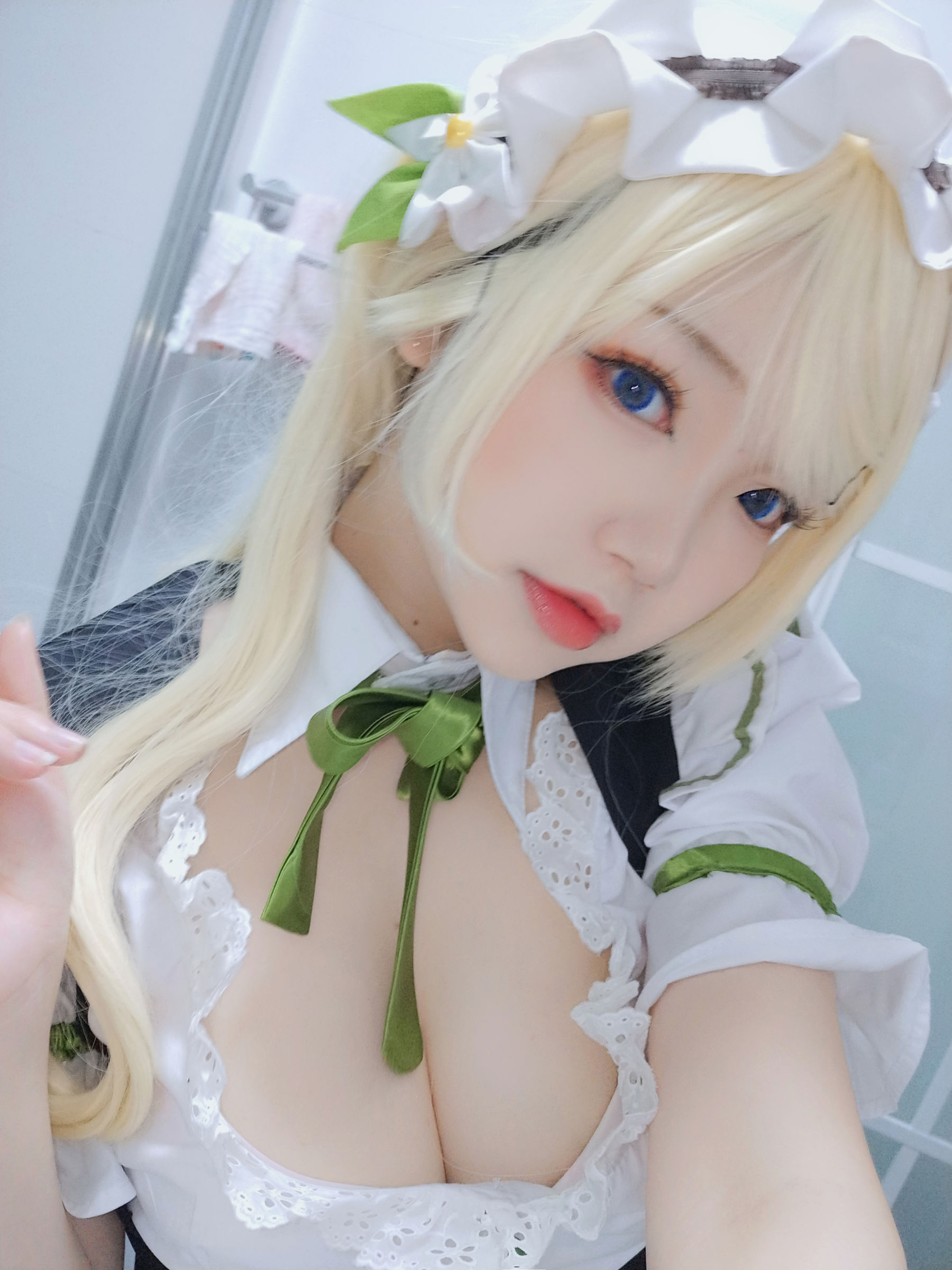 动漫博主雪晴Astra – 女仆 Cosplay-第25张