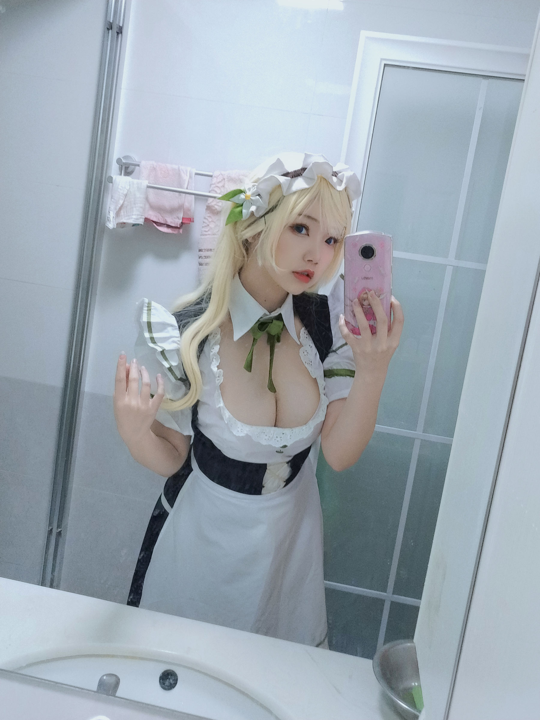 动漫博主雪晴Astra – 女仆 Cosplay-第29张