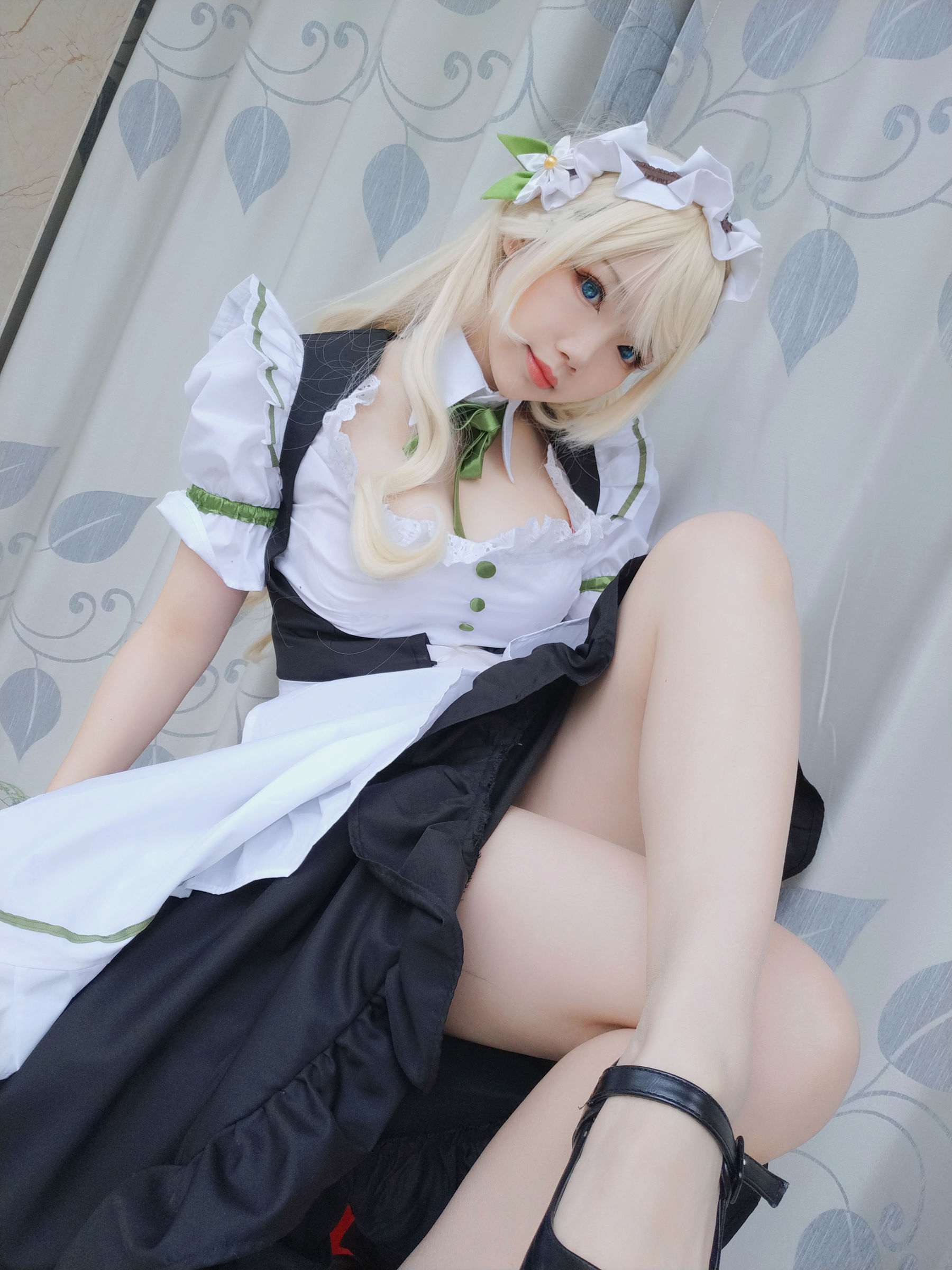 动漫博主雪晴Astra – 女仆 Cosplay-第28张