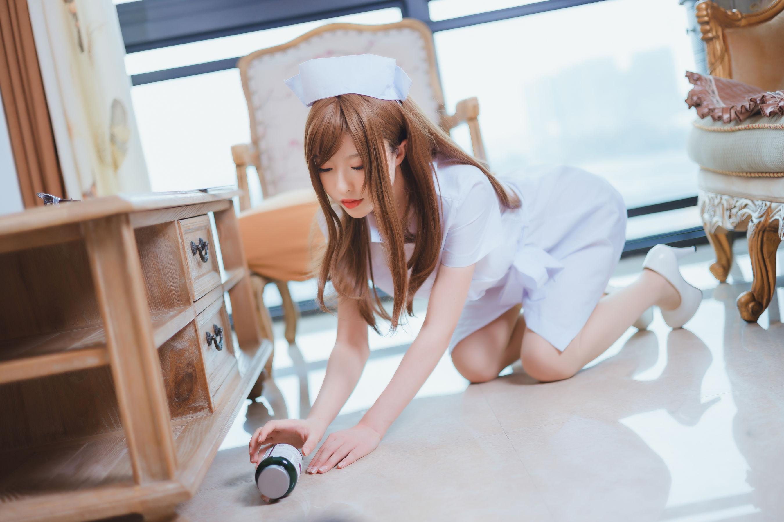 尤物清水由乃 – 家庭护士 Cosplay-第58张