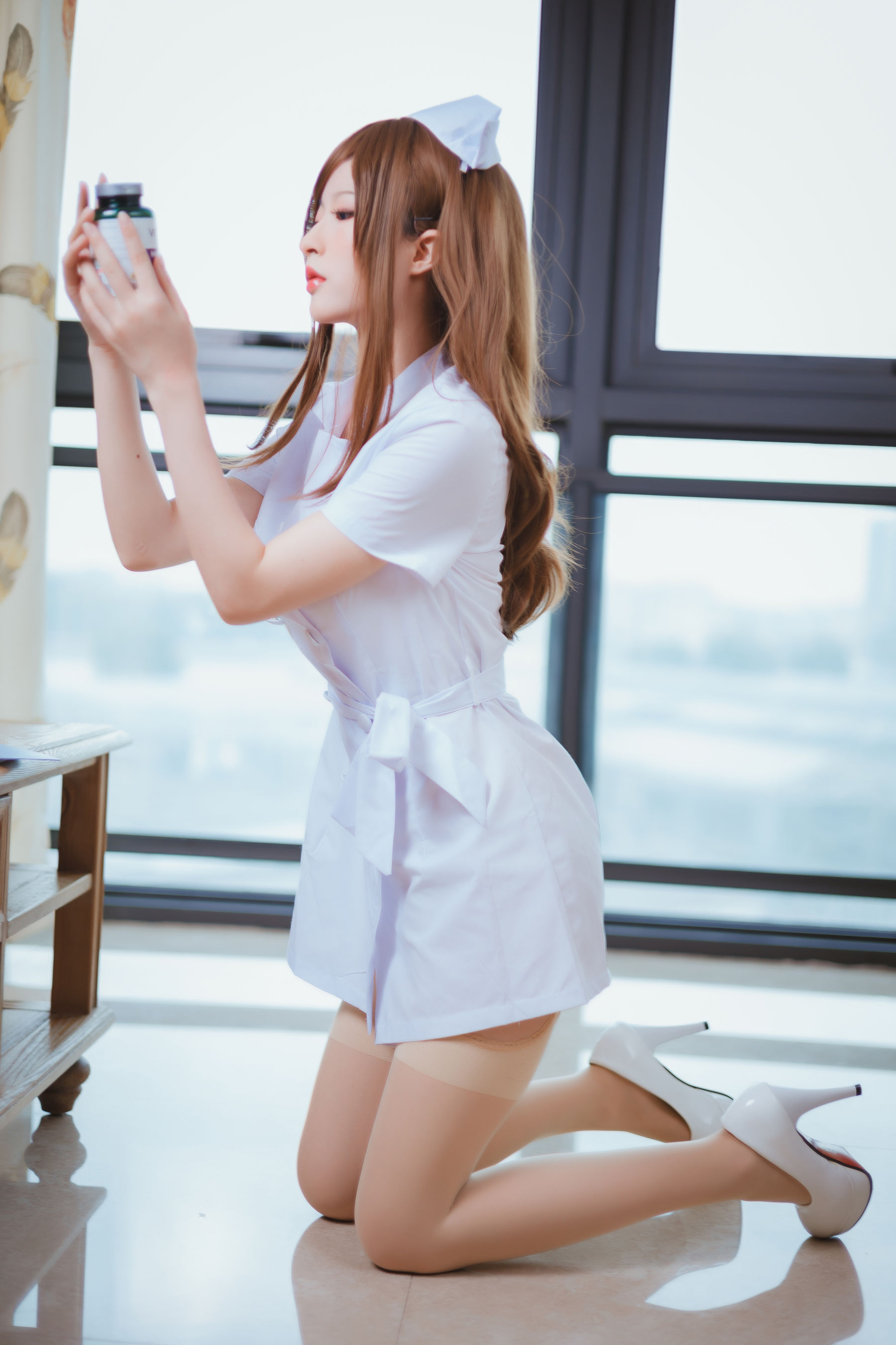 尤物清水由乃 – 家庭护士 Cosplay-第61张