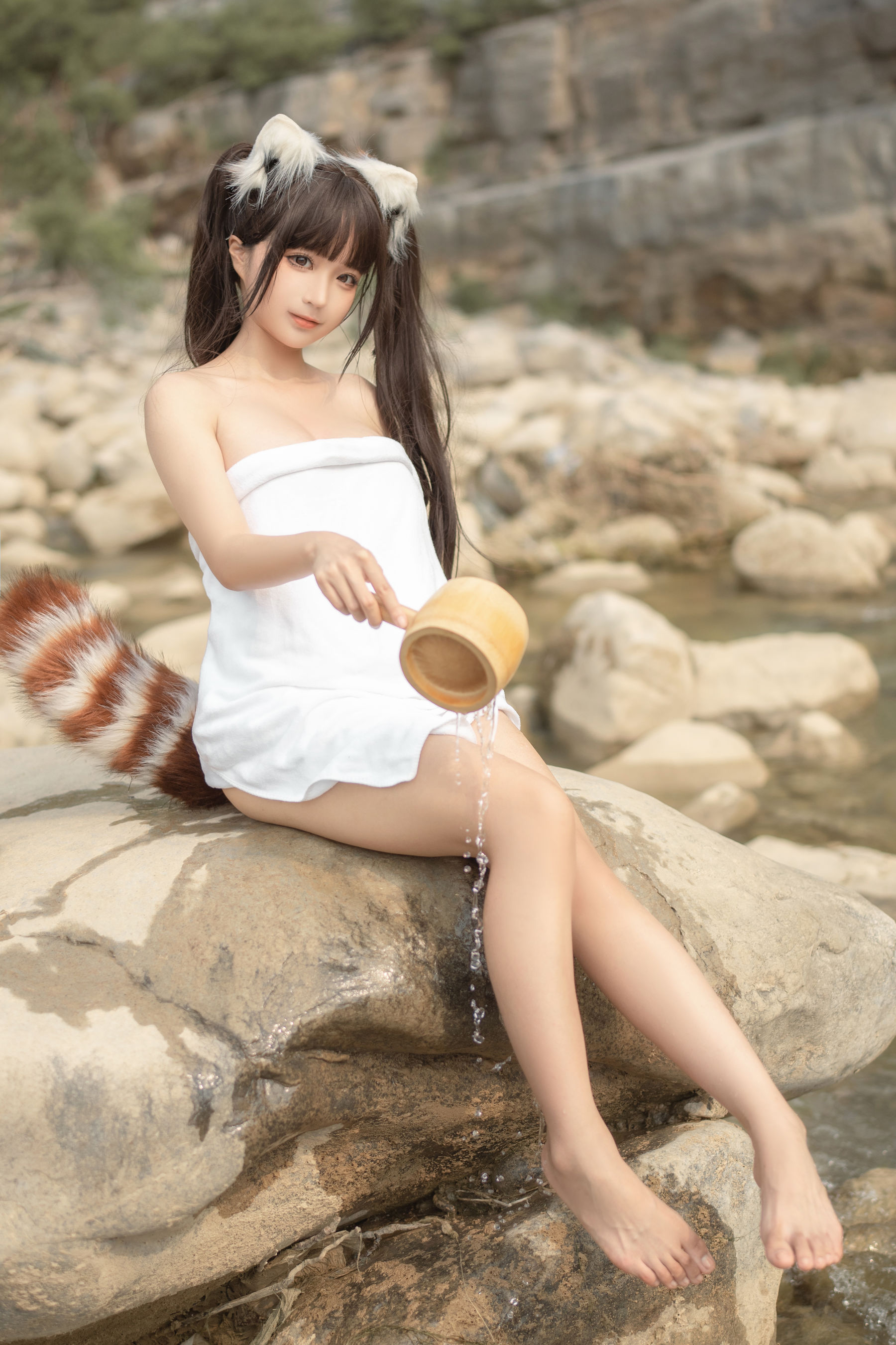 动漫博主蠢沫沫 – 小熊猫 Cosplay-第1张