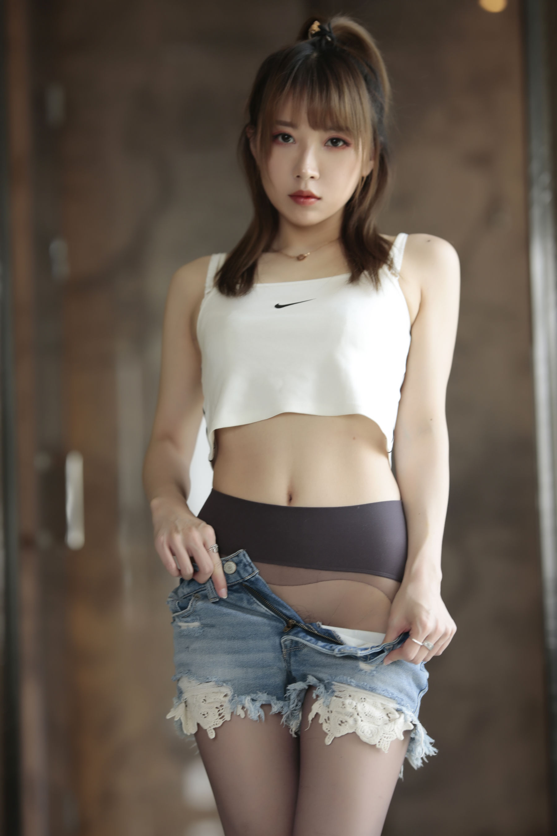 斗鱼主播小女巫露娜 – 牛仔小裤裤 Cosplay-第31张