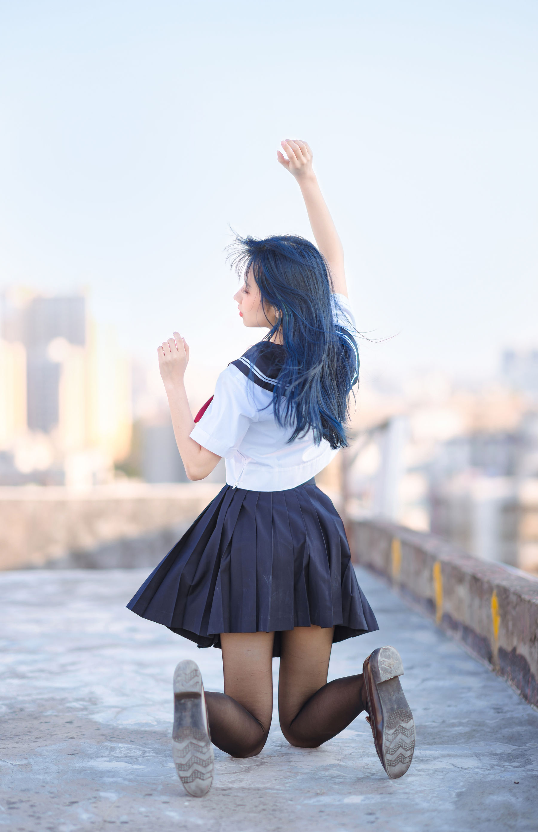 动漫博主果咩酱w – JK Cosplay-第18张