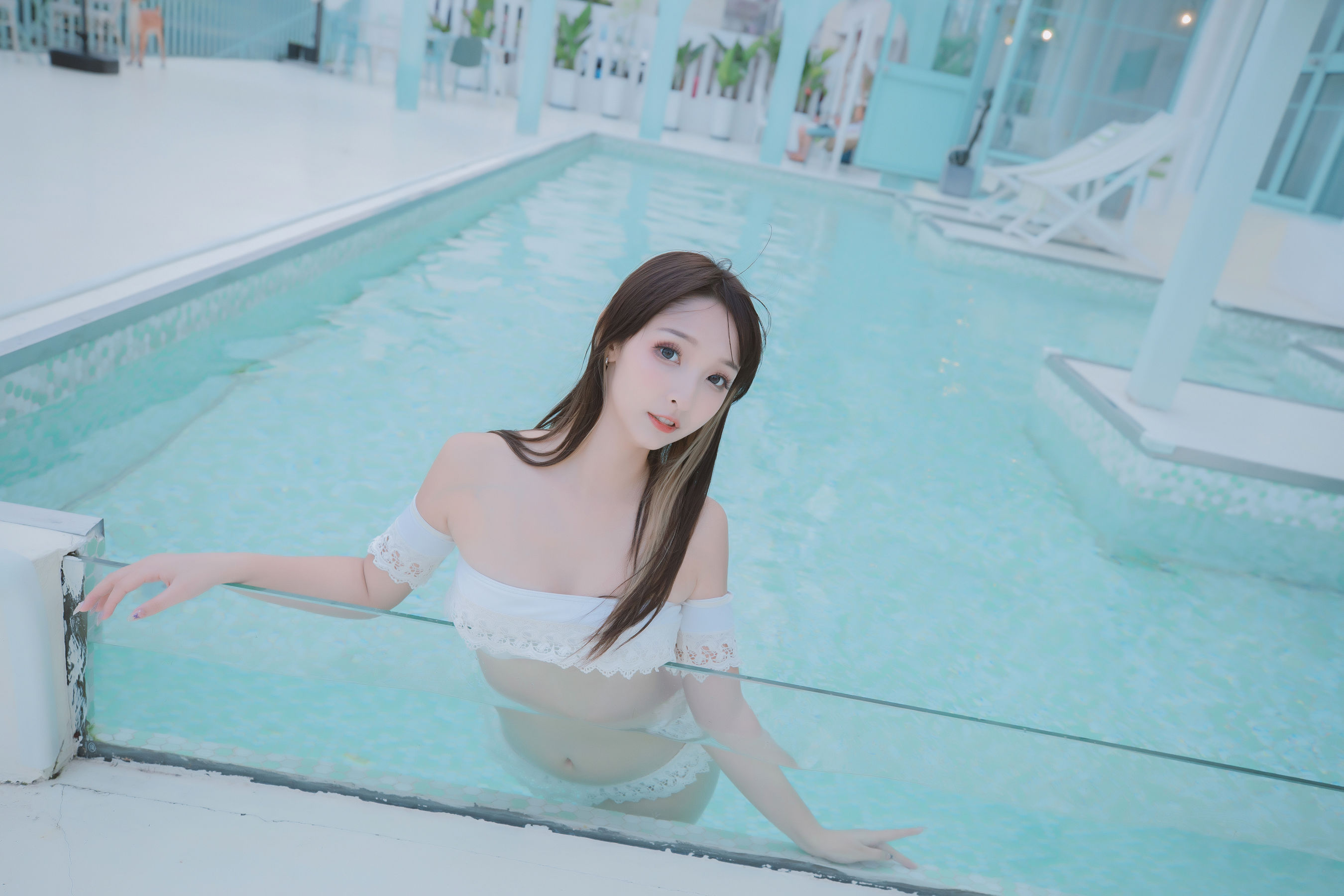 萝莉神楽板真冬之笑颜水时计-夏日比基尼 Cosplay-第132张