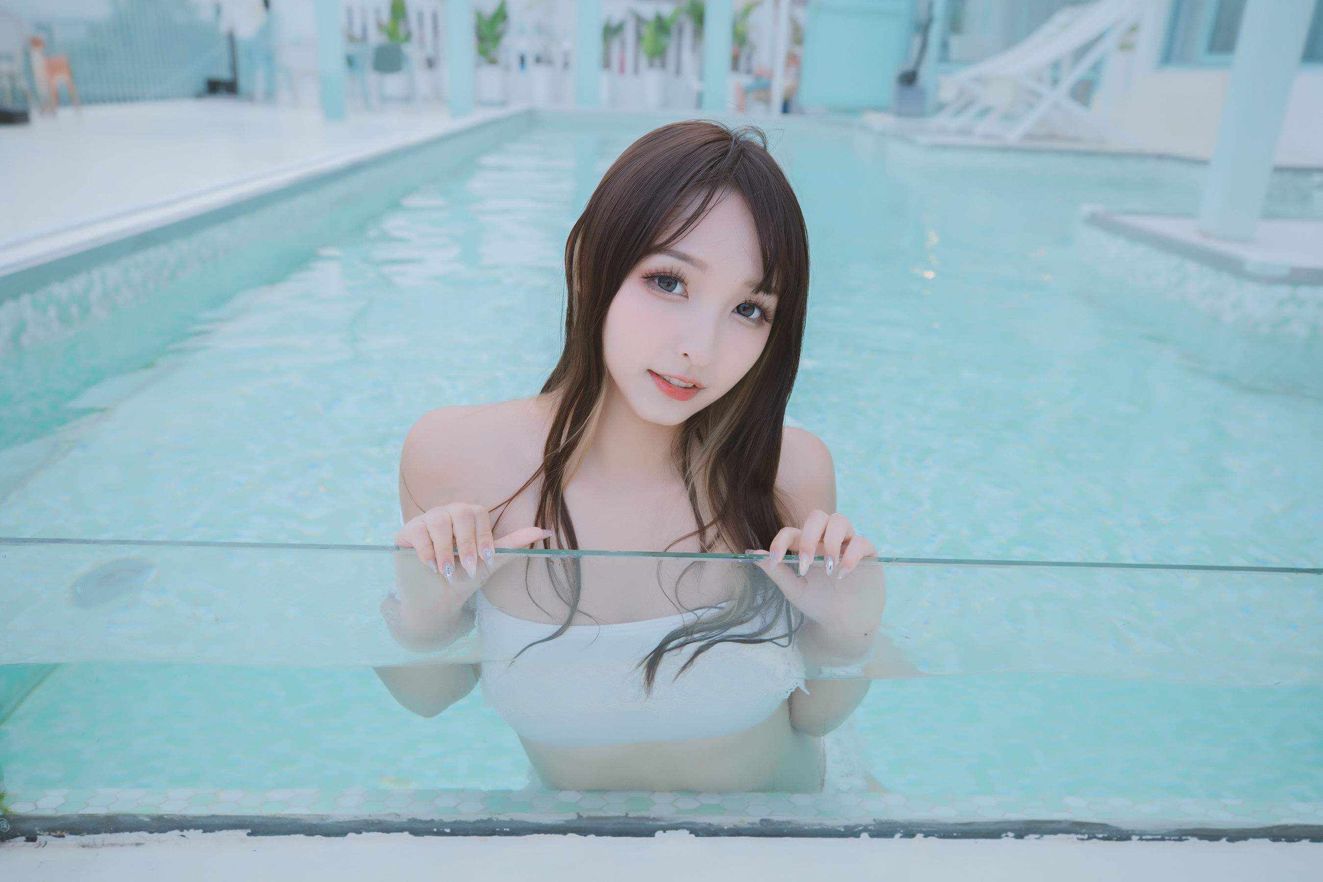 萝莉神楽板真冬之笑颜水时计-夏日比基尼 Cosplay-第133张
