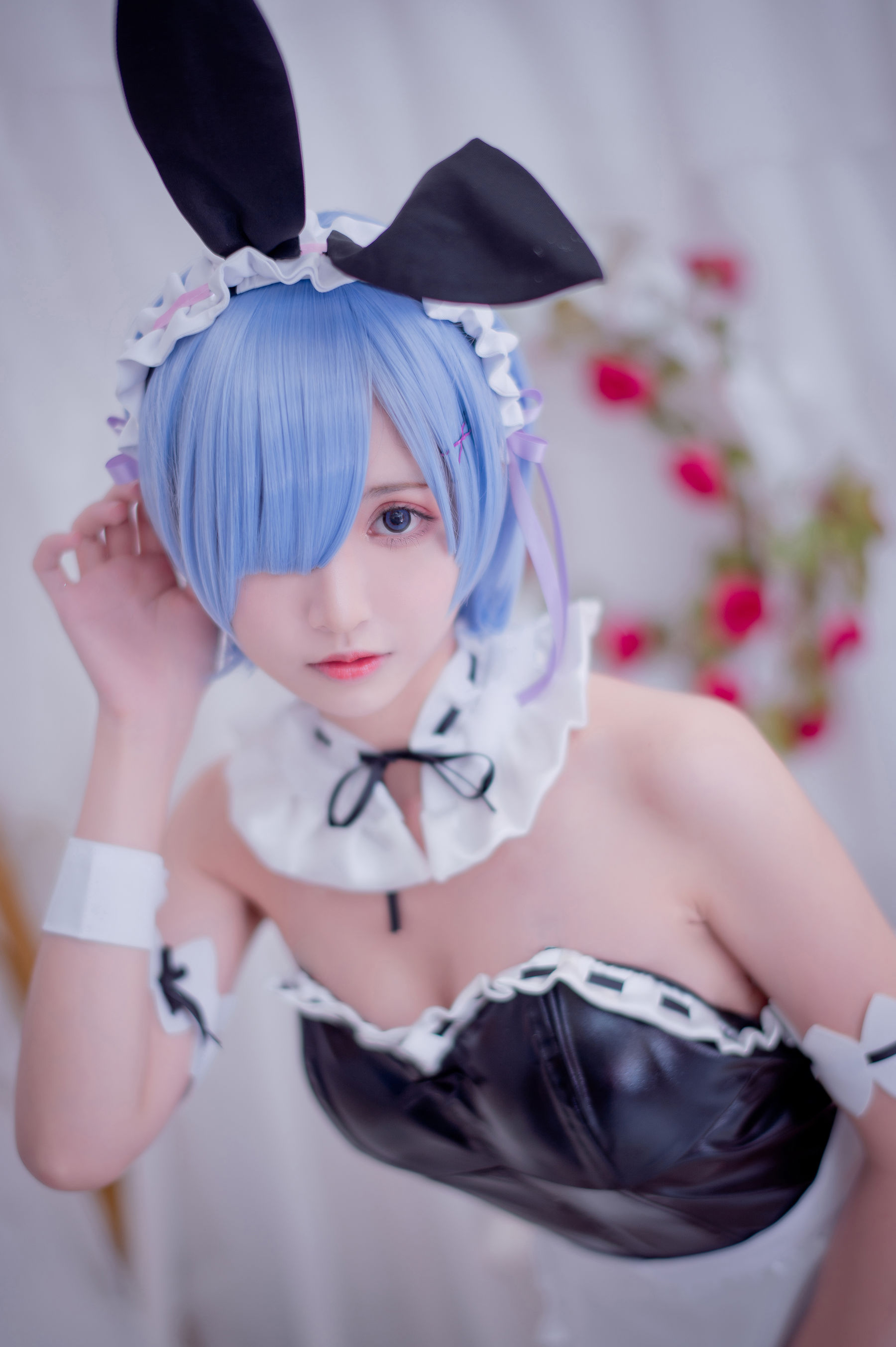 超人气Coser鳗鱼霏儿 蕾姆 Cosplay-第2张