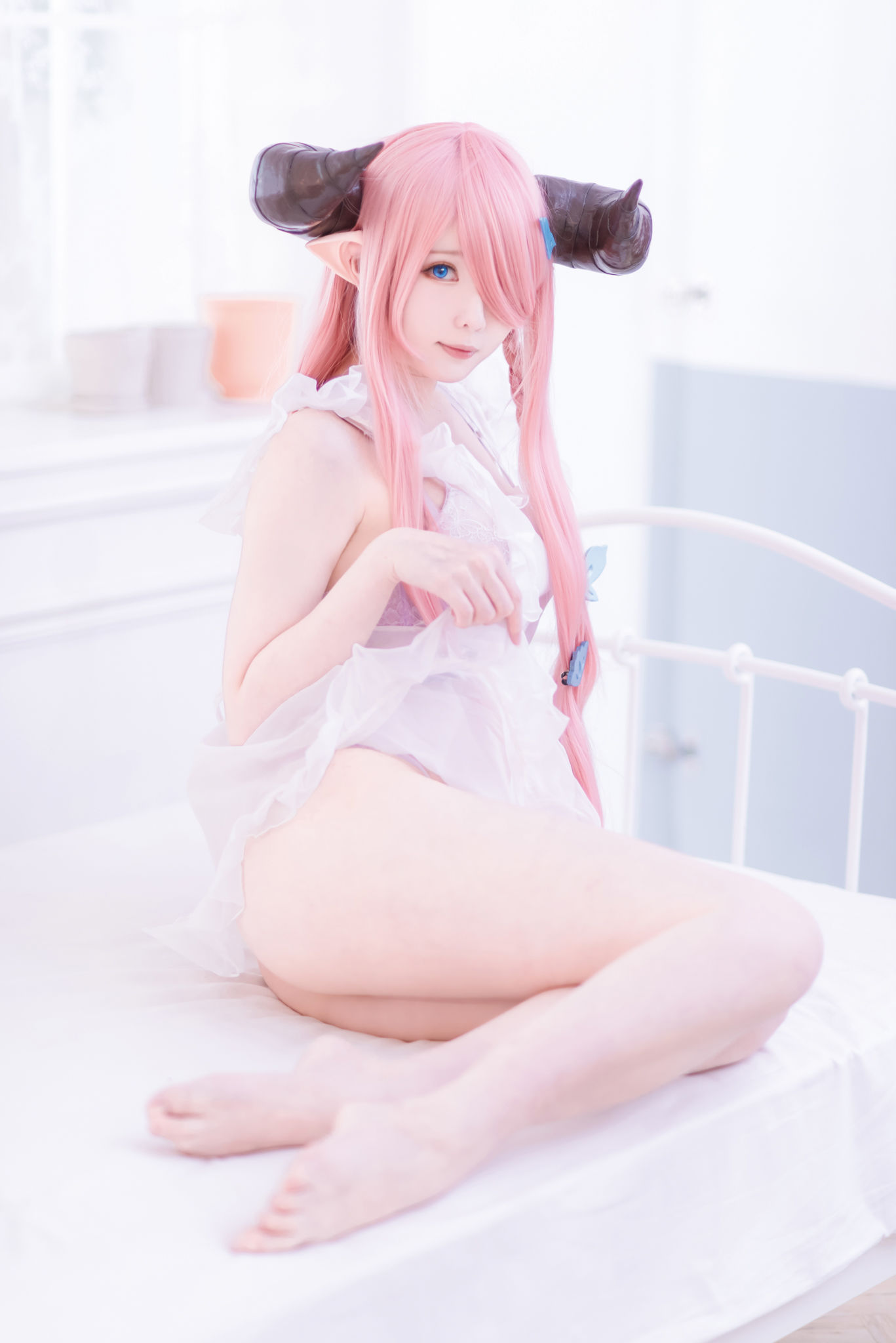 微博妹纸霜月shimo – 碧蓝幻想 娜尔梅亚 Cosplay-第1张