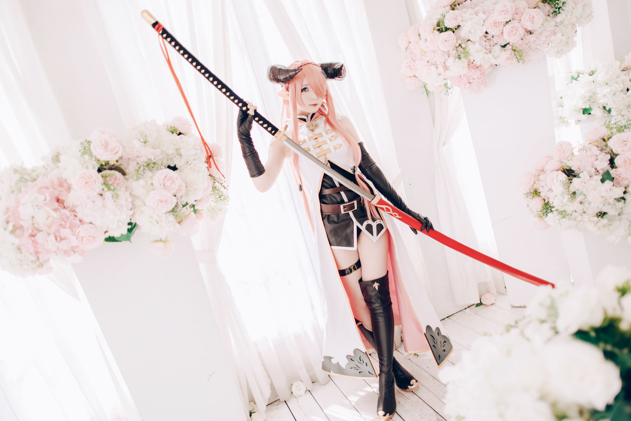 微博妹纸霜月shimo – 碧蓝幻想 娜尔梅亚 Cosplay-第27张