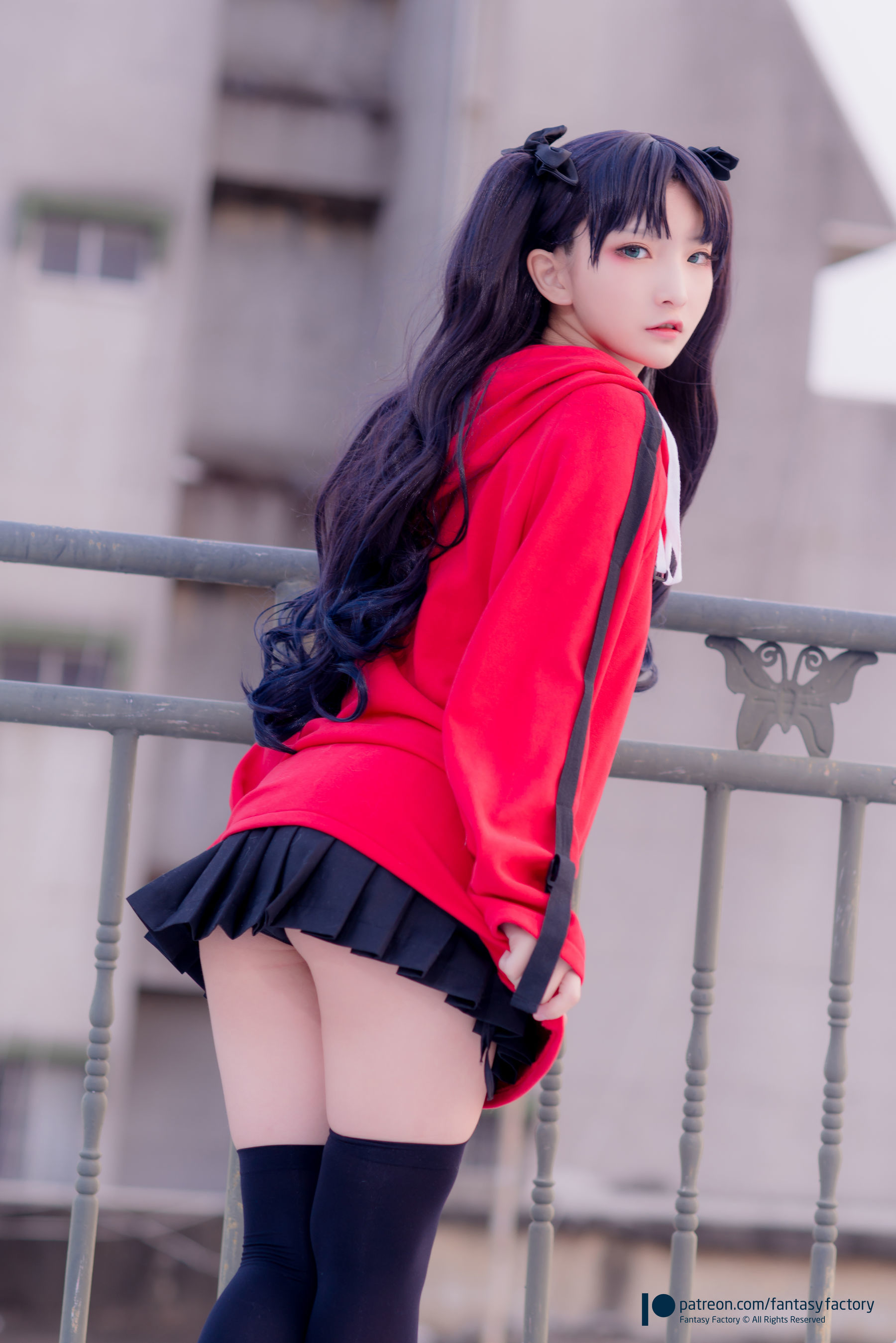 [Fantasy Factory] 小丁Cosplay – 单车少女 黑胶 情趣网衫 Cosplay-第37张