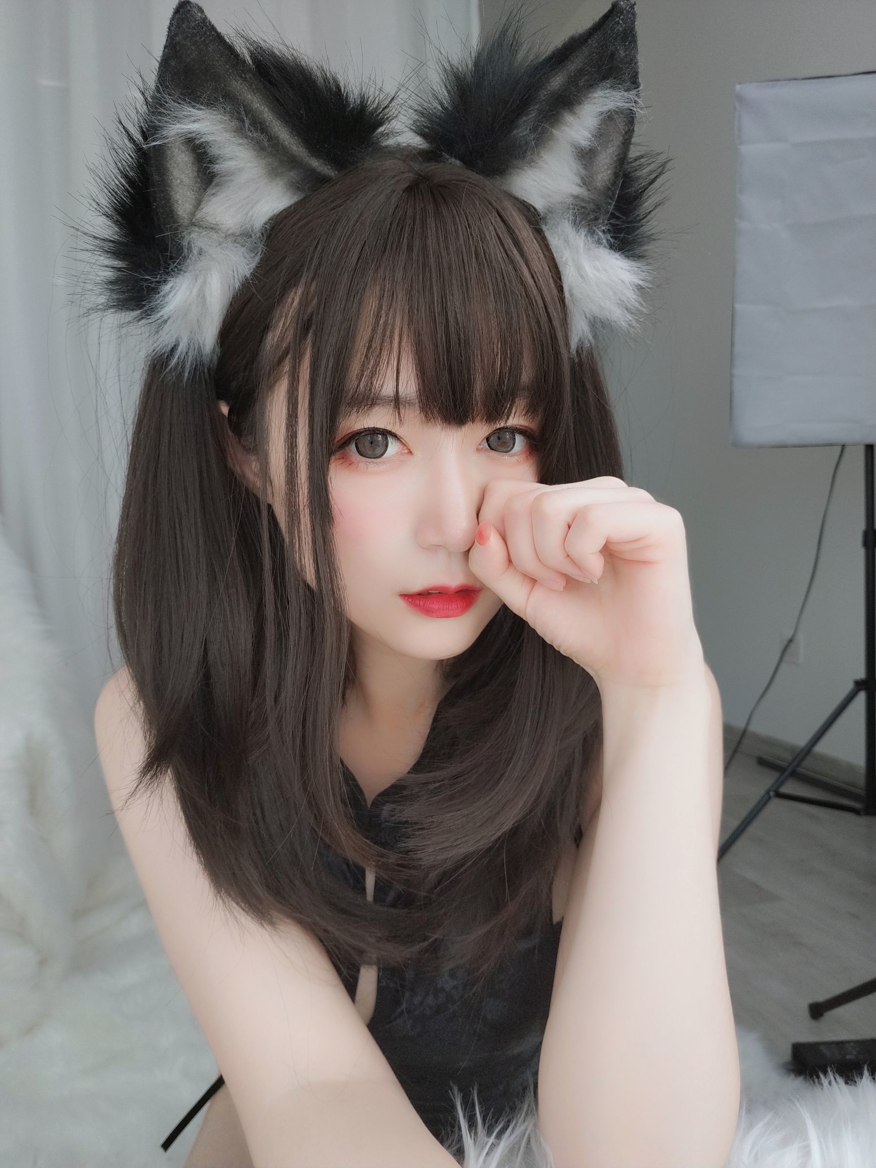 Coser小姐姐白银 小黑狼 Cosplay-第83张