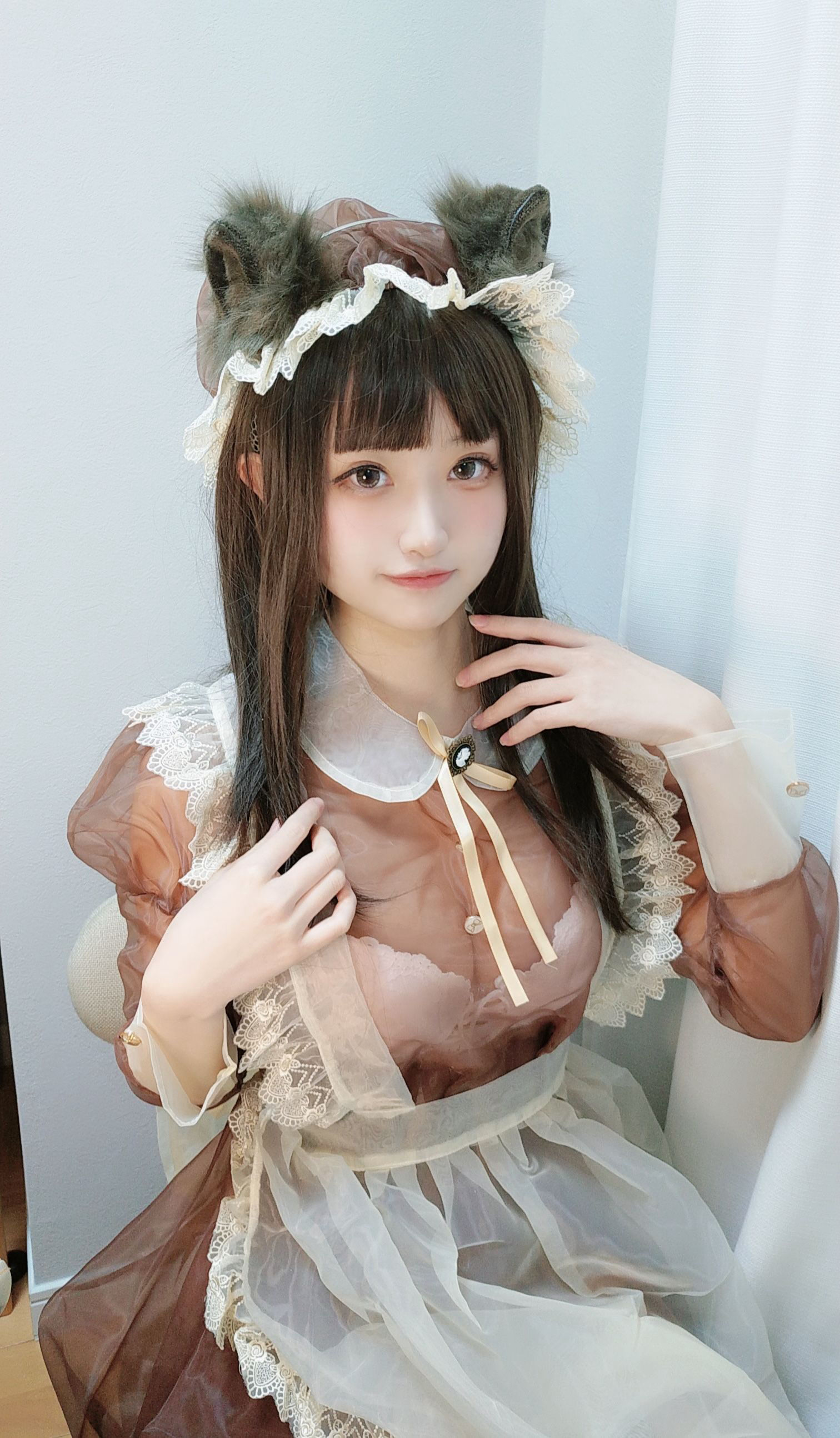 千阳(ちよ) – 长裙仆 Cosplay-第2张