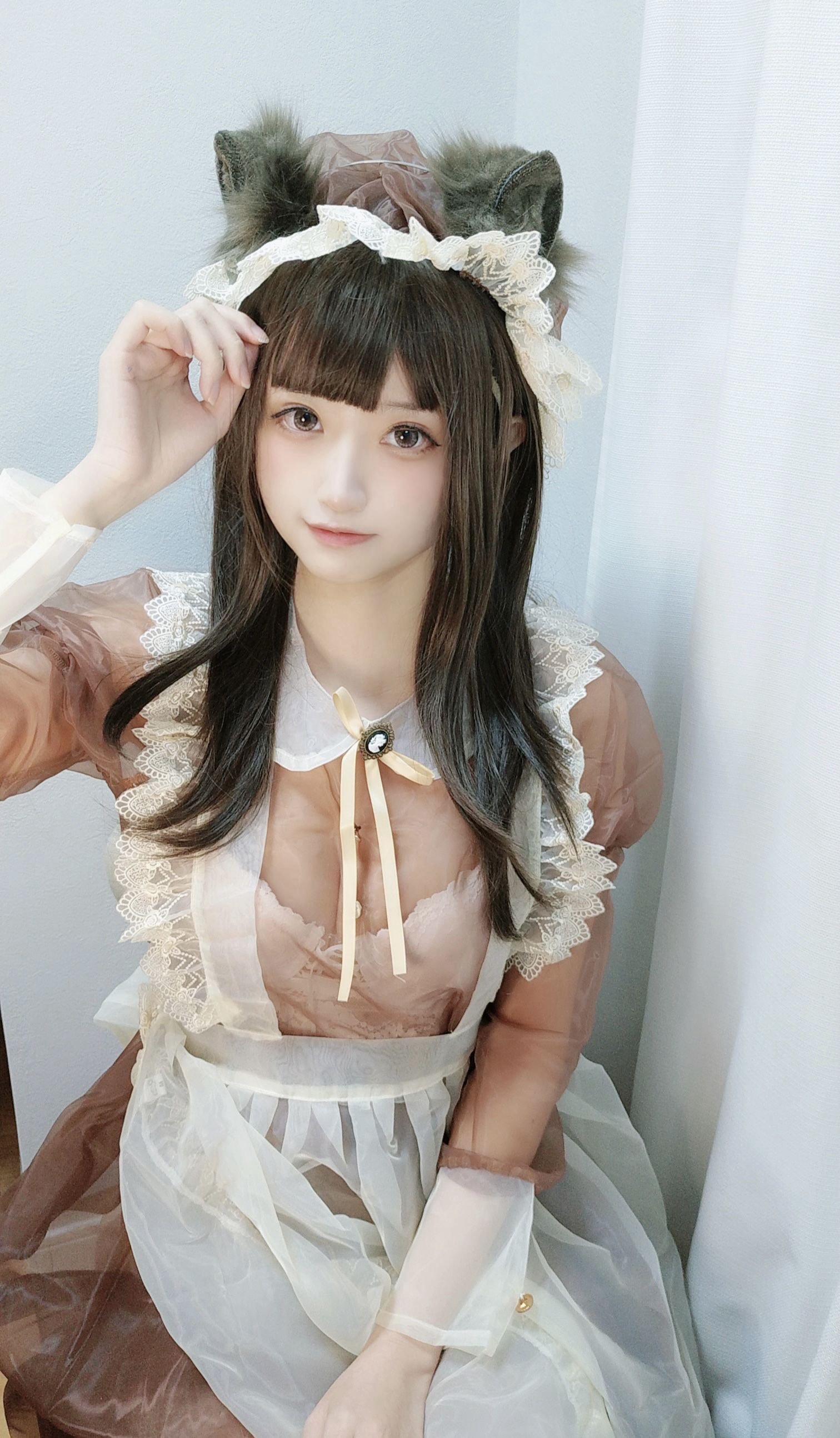 千阳(ちよ) – 长裙仆 Cosplay-第3张