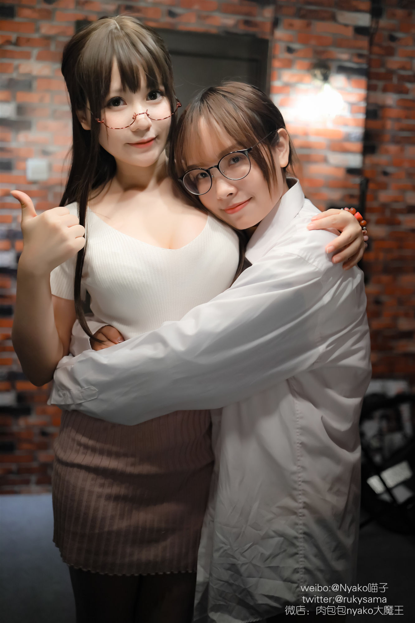 萌妹子Nyako喵子 欲求不满的老师 Cosplay-第71张