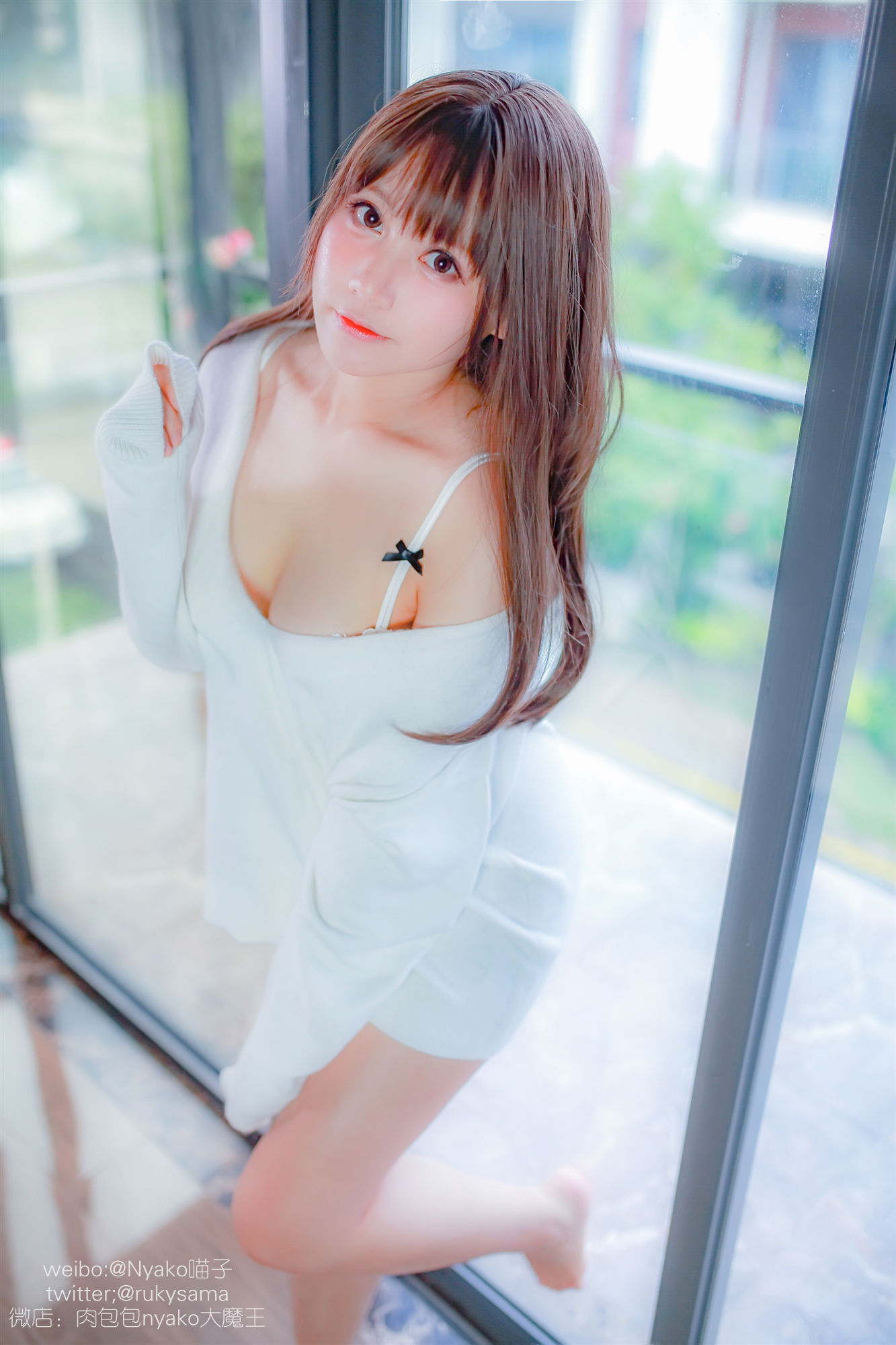 萌妹子Nyako喵子 欲求不满的老师 Cosplay-第76张