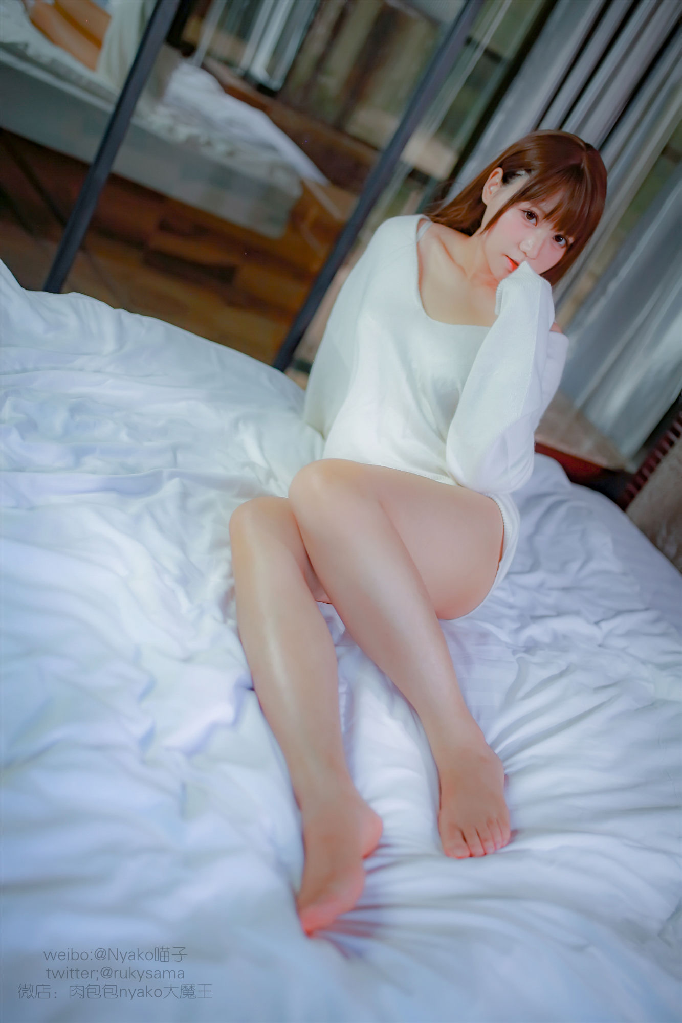 萌妹子Nyako喵子 欲求不满的老师 Cosplay-第82张