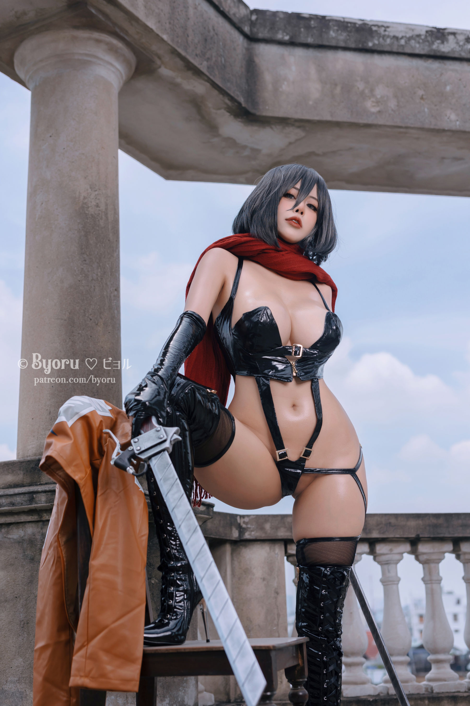 日本性感萝莉Byoru – Mikasa Cosplay-第1张