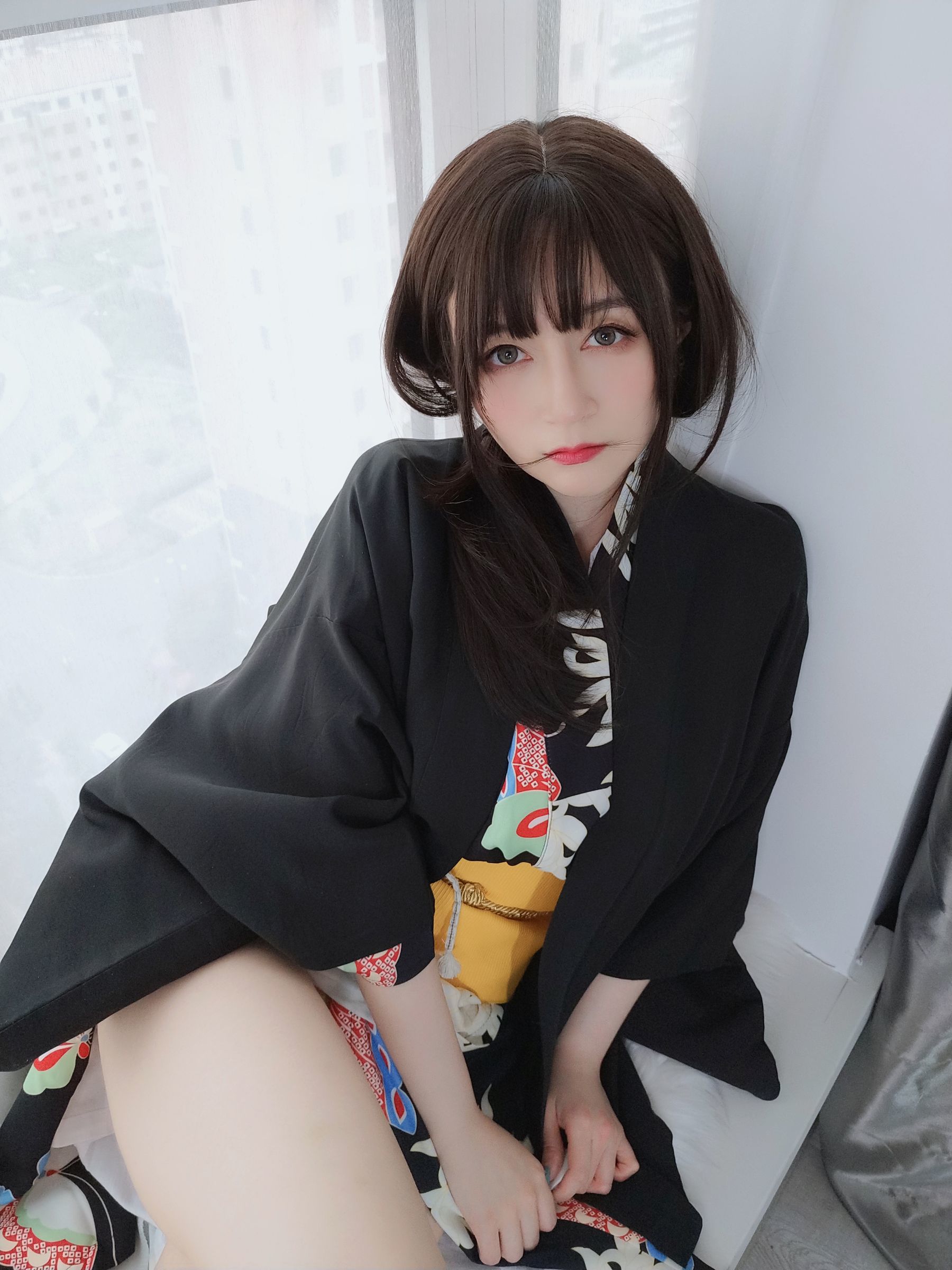 Coser小姐姐白银 – 和服下的秘密 Cosplay-第1张