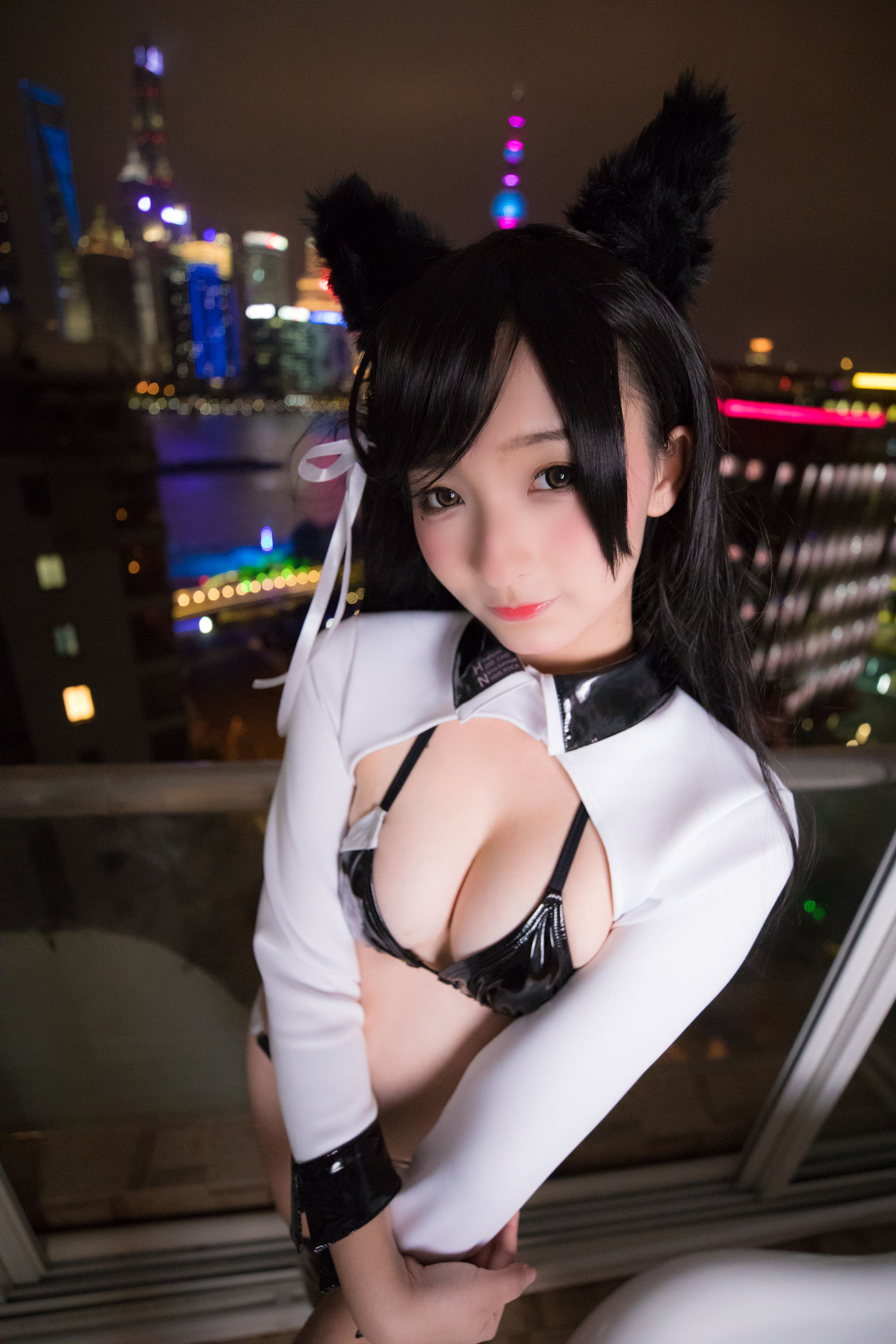 [萝莉COS] 神楽板真冬 ATAGO-LATEX VER (胶袜) Cosplay-第28张