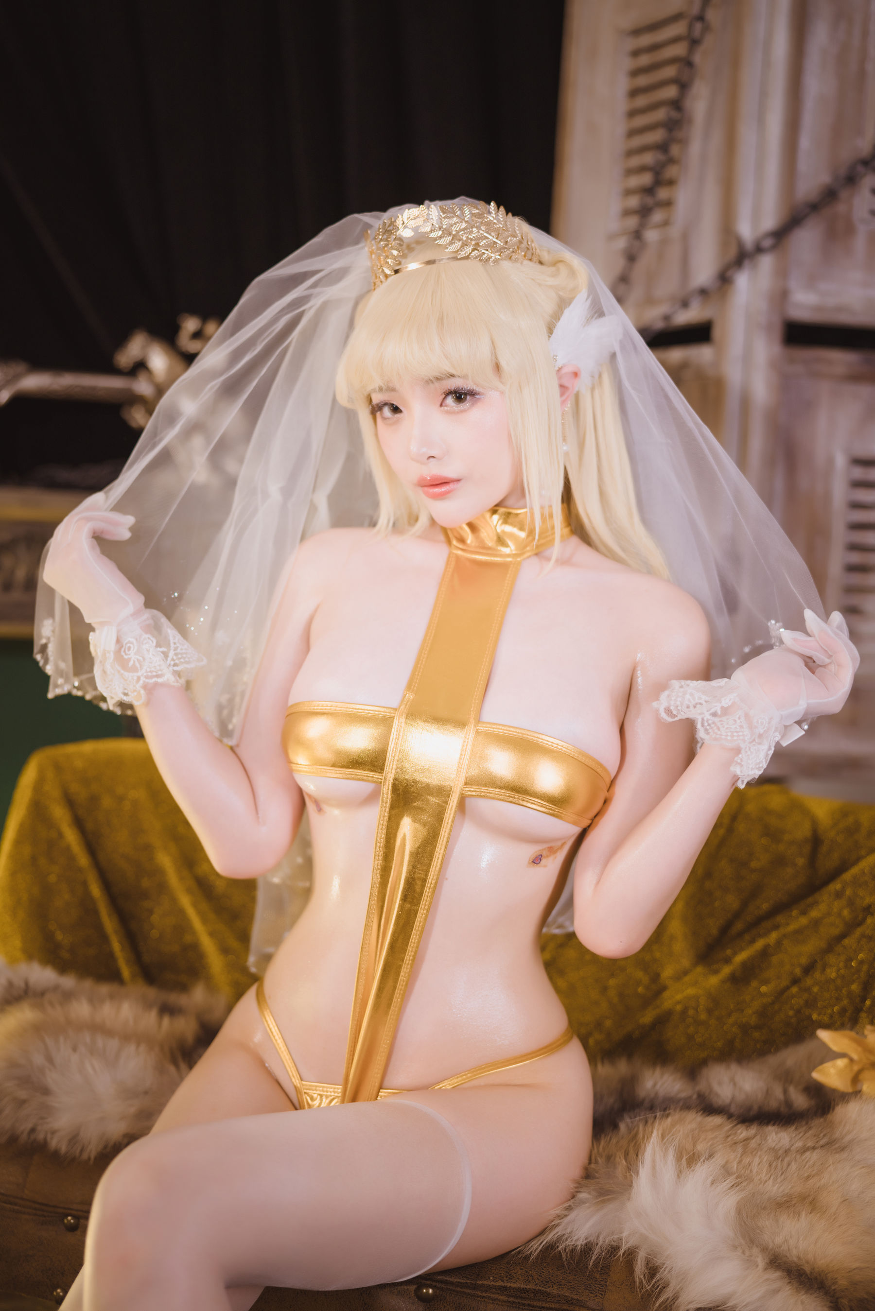 动漫博主雯妹 – 发光精灵 Cosplay-第22张