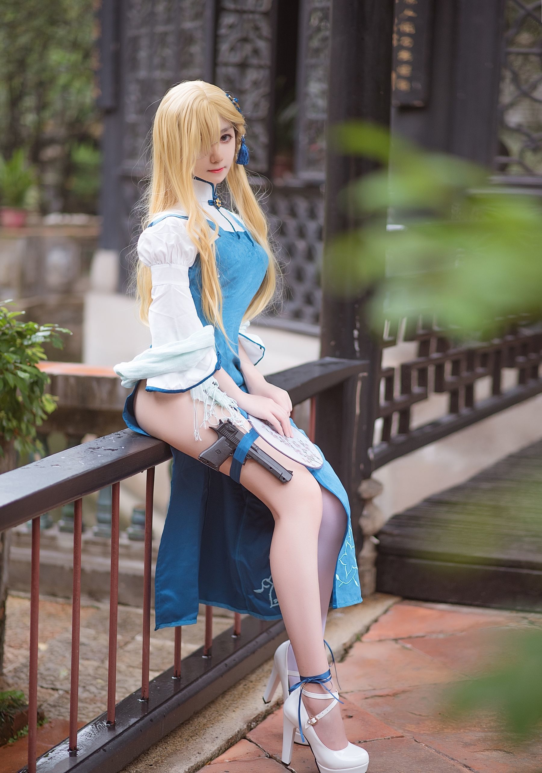 动漫博主南桃Momoko CZ52琉璃唐 Cosplay-第1张