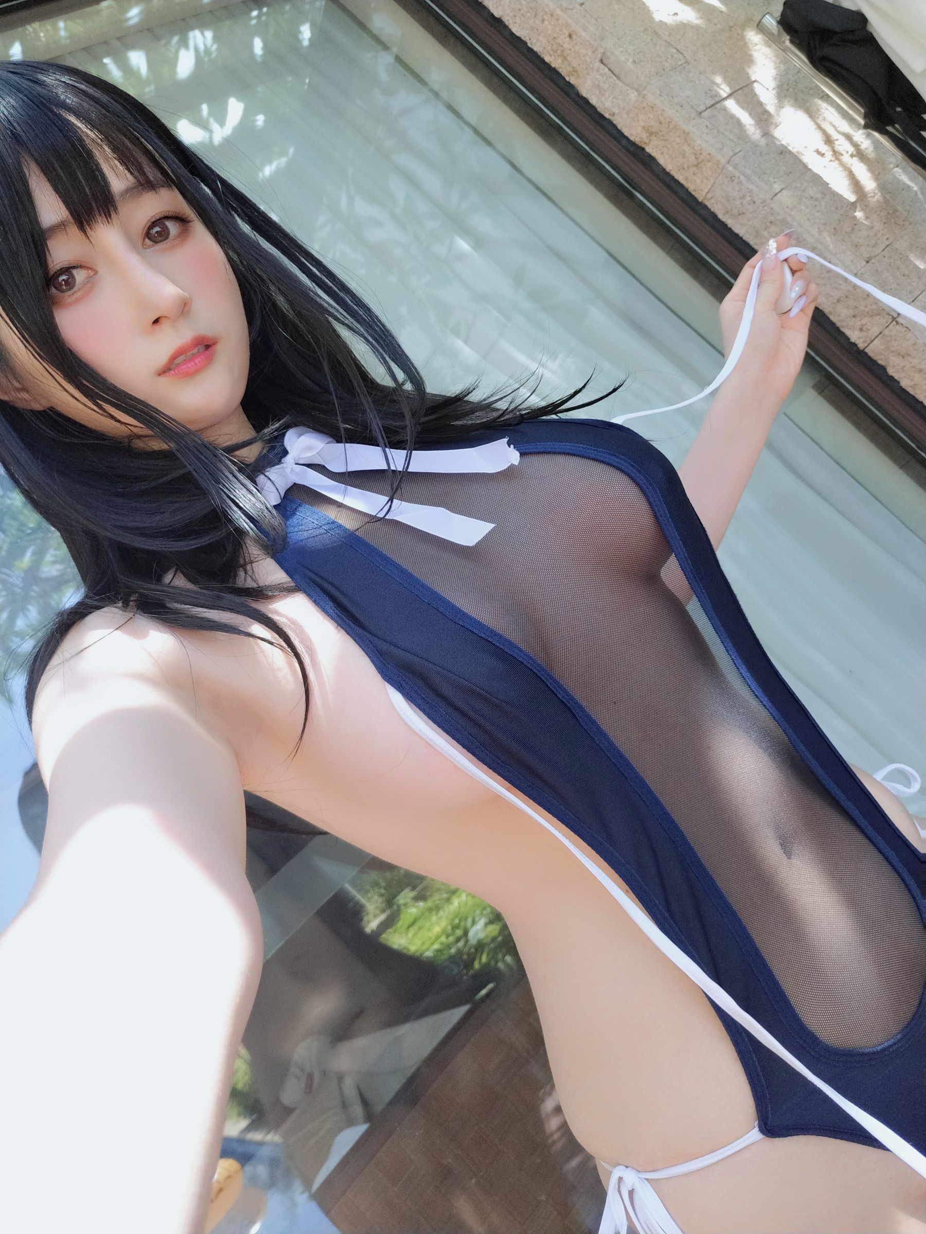 Coser小姐姐白银 – 镂空泳衣 Cosplay-第35张