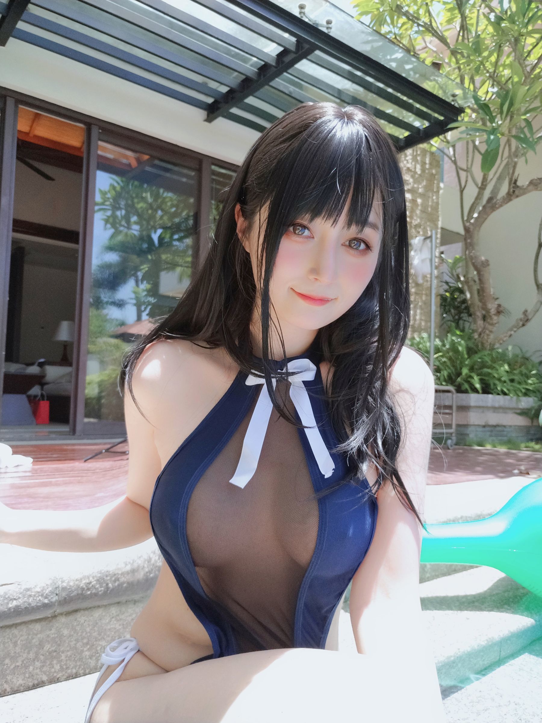 Coser小姐姐白银 – 镂空泳衣 Cosplay-第60张