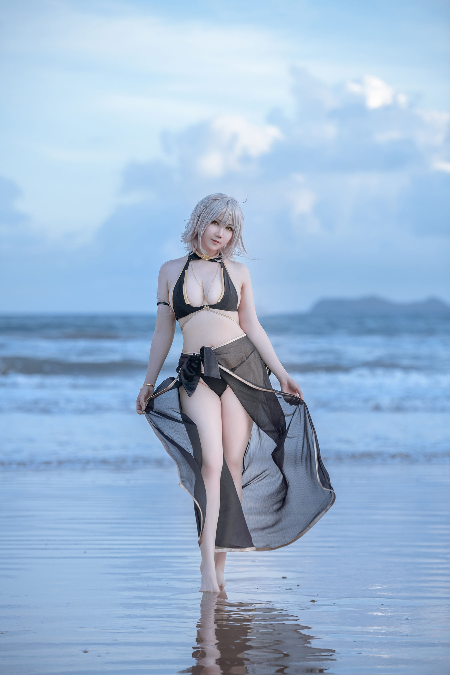 微肉感萌妹是本末末 – 贞德 Cosplay-第42张
