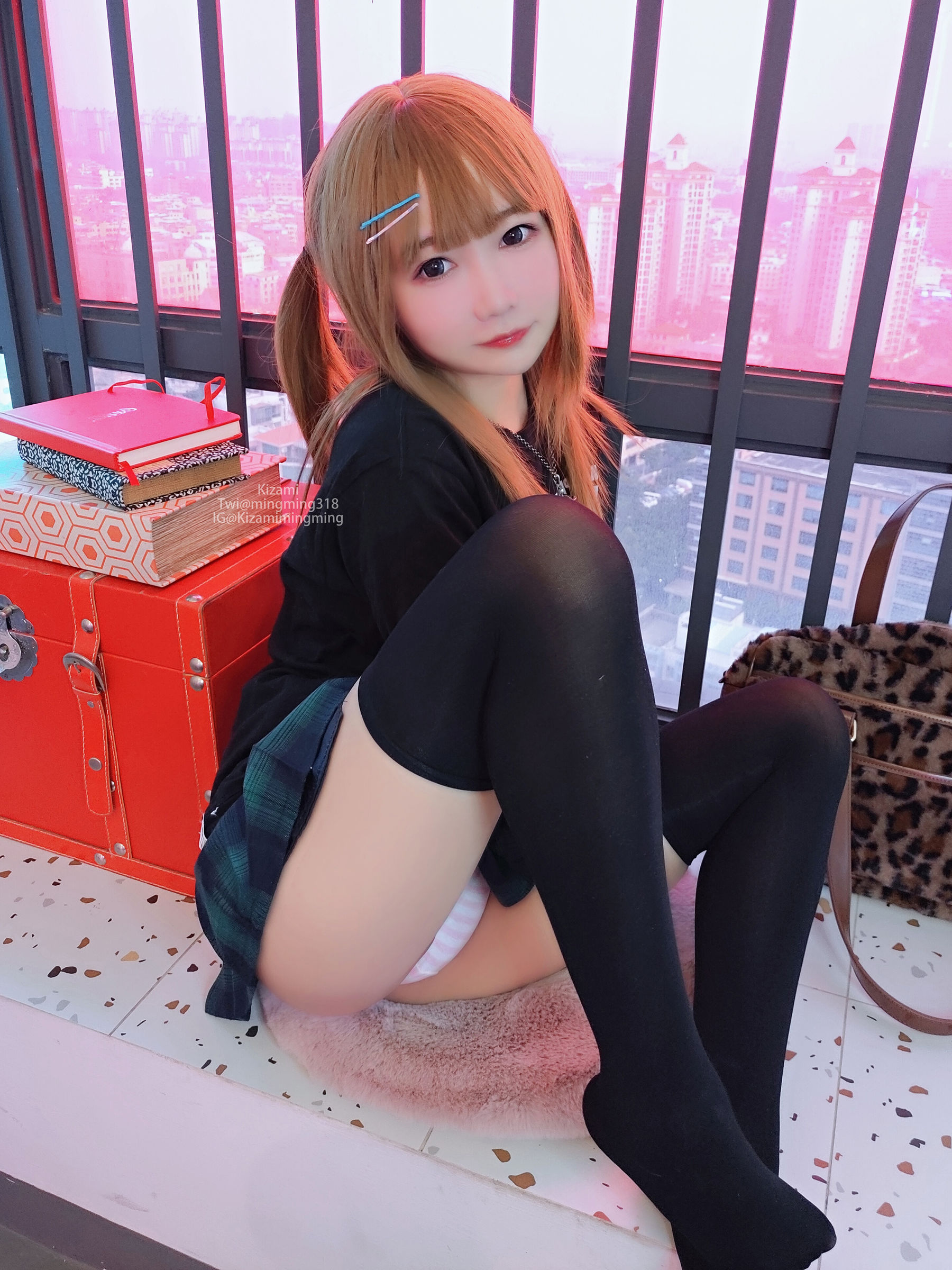 [銘銘Kizami] fantia 2021-10-21 やや不良気味の少女 Cosplay-第26张