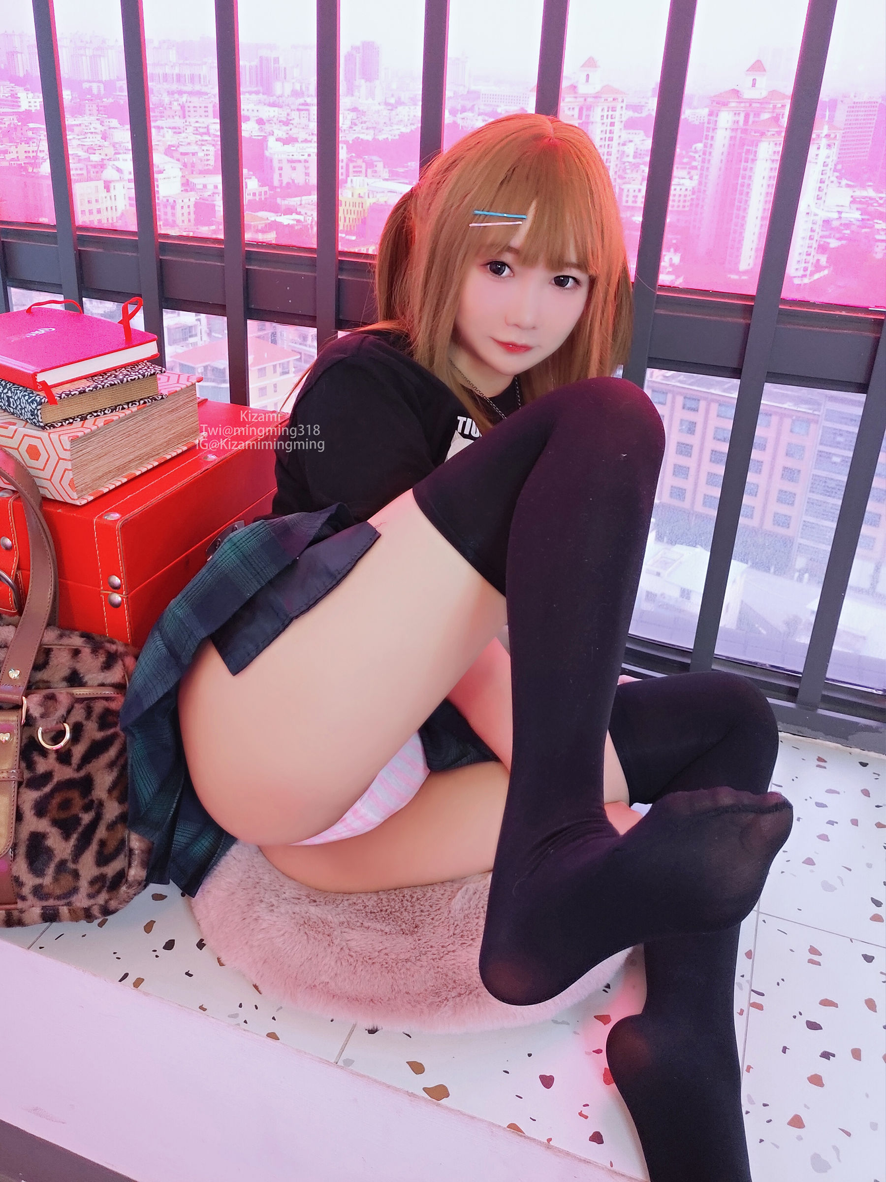 [銘銘Kizami] fantia 2021-10-21 やや不良気味の少女 Cosplay-第27张