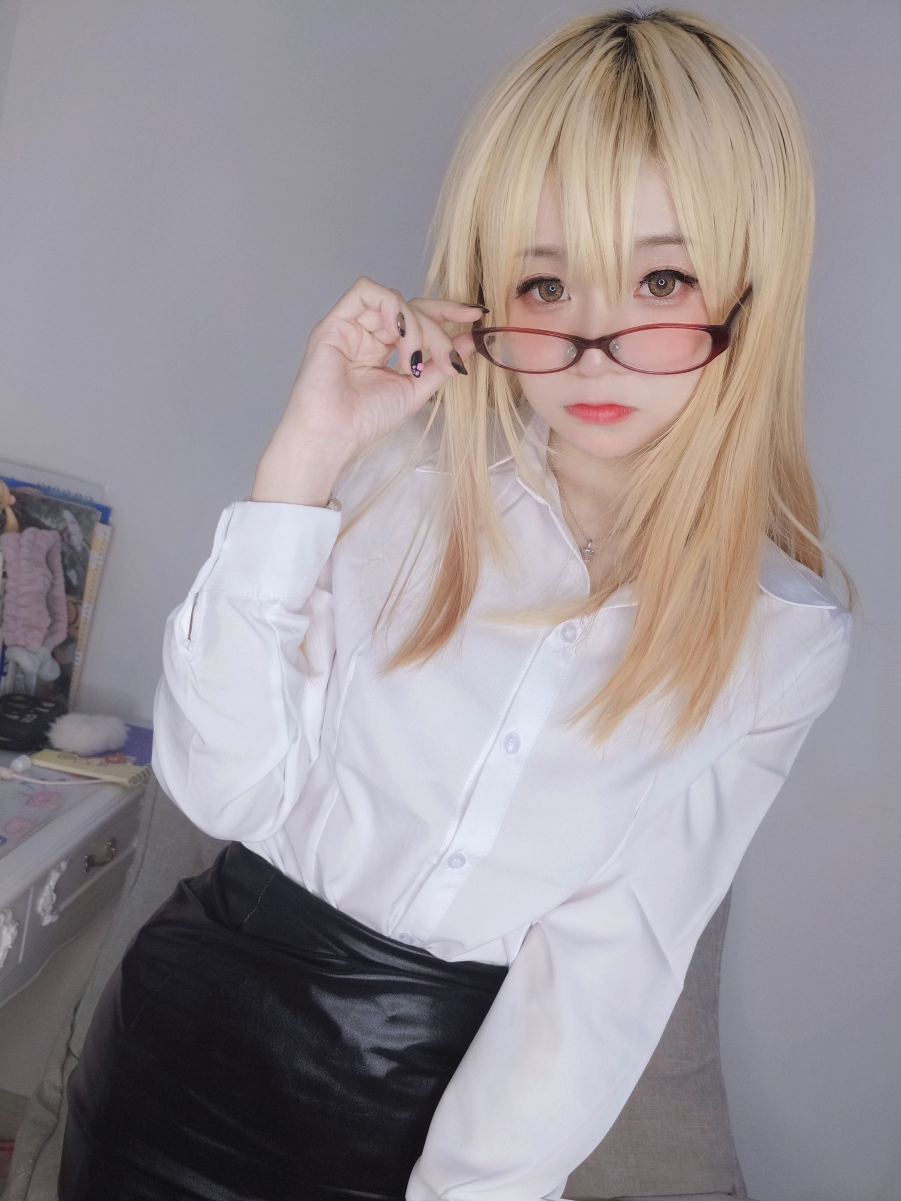 萌妹子Coser摇摇乐yoyo – 在宅勤務の一日 Cosplay-第63张