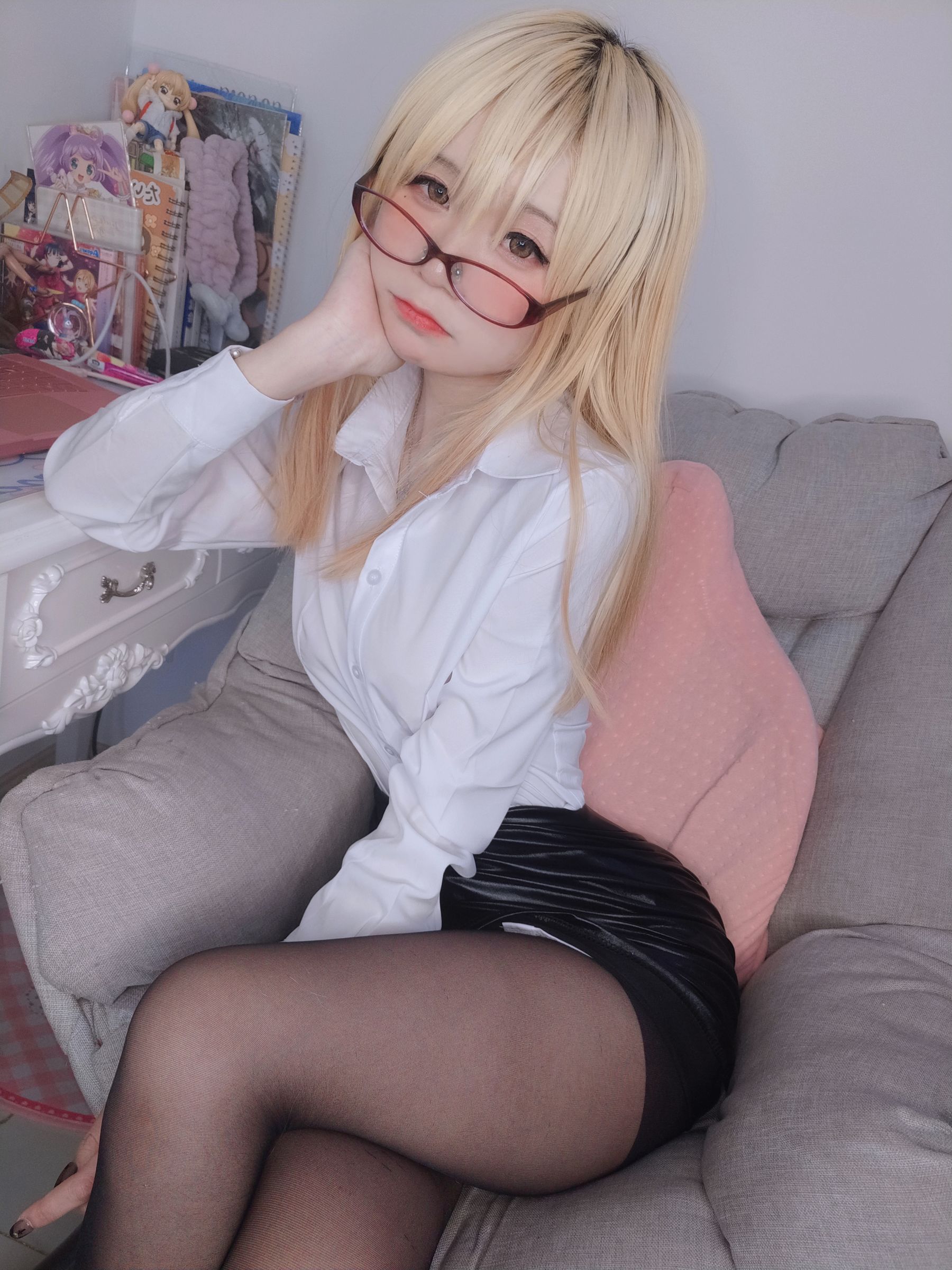 萌妹子Coser摇摇乐yoyo – 在宅勤務の一日 Cosplay-第72张